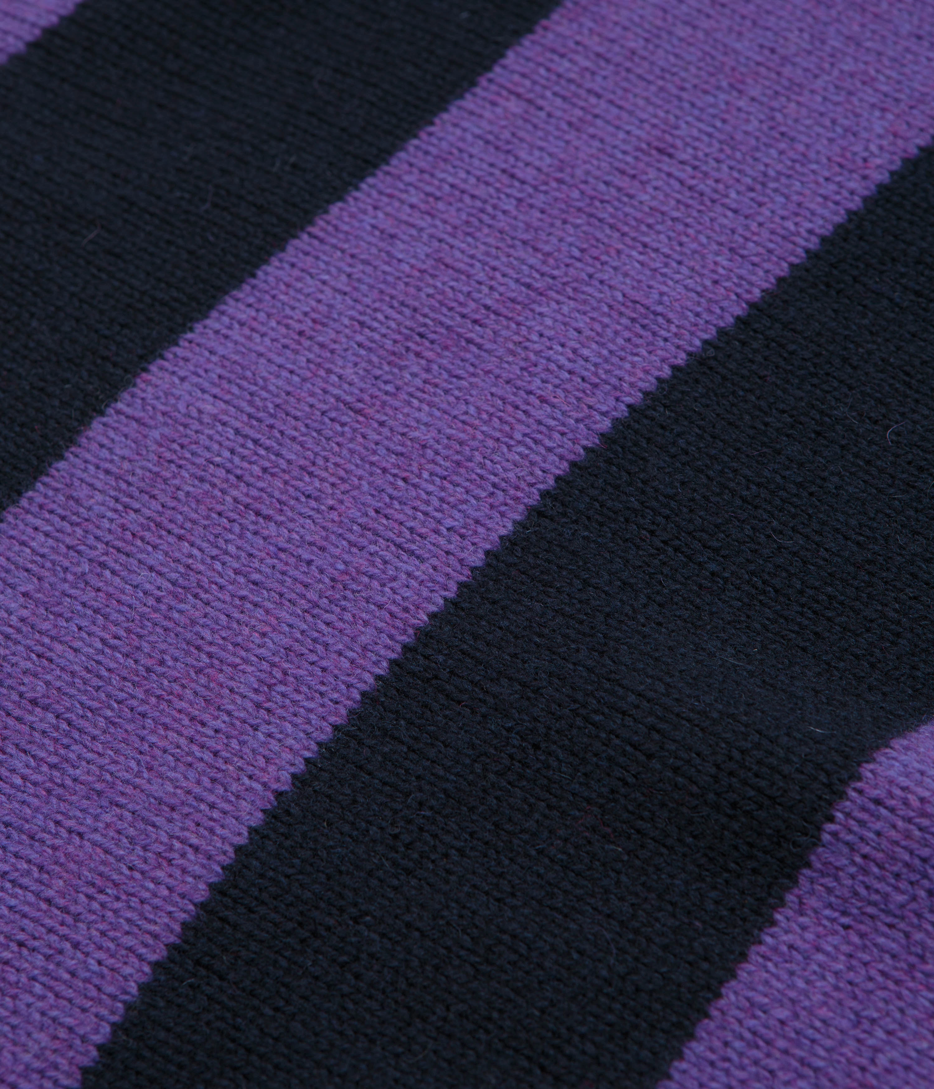 Flexible Drop Shoulder Cozy Wear Howlin' Absolute Polo Knit Sweatshirt - Violet Dreams