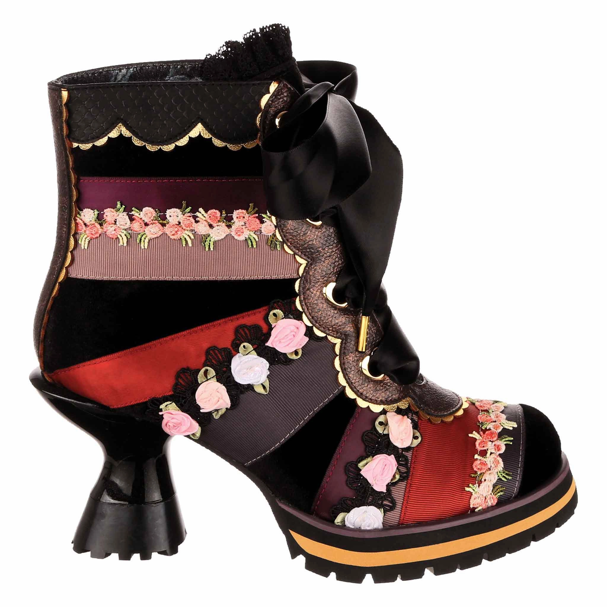 Heeled Evening Sandals Urban Vibes Pretty Patchwork