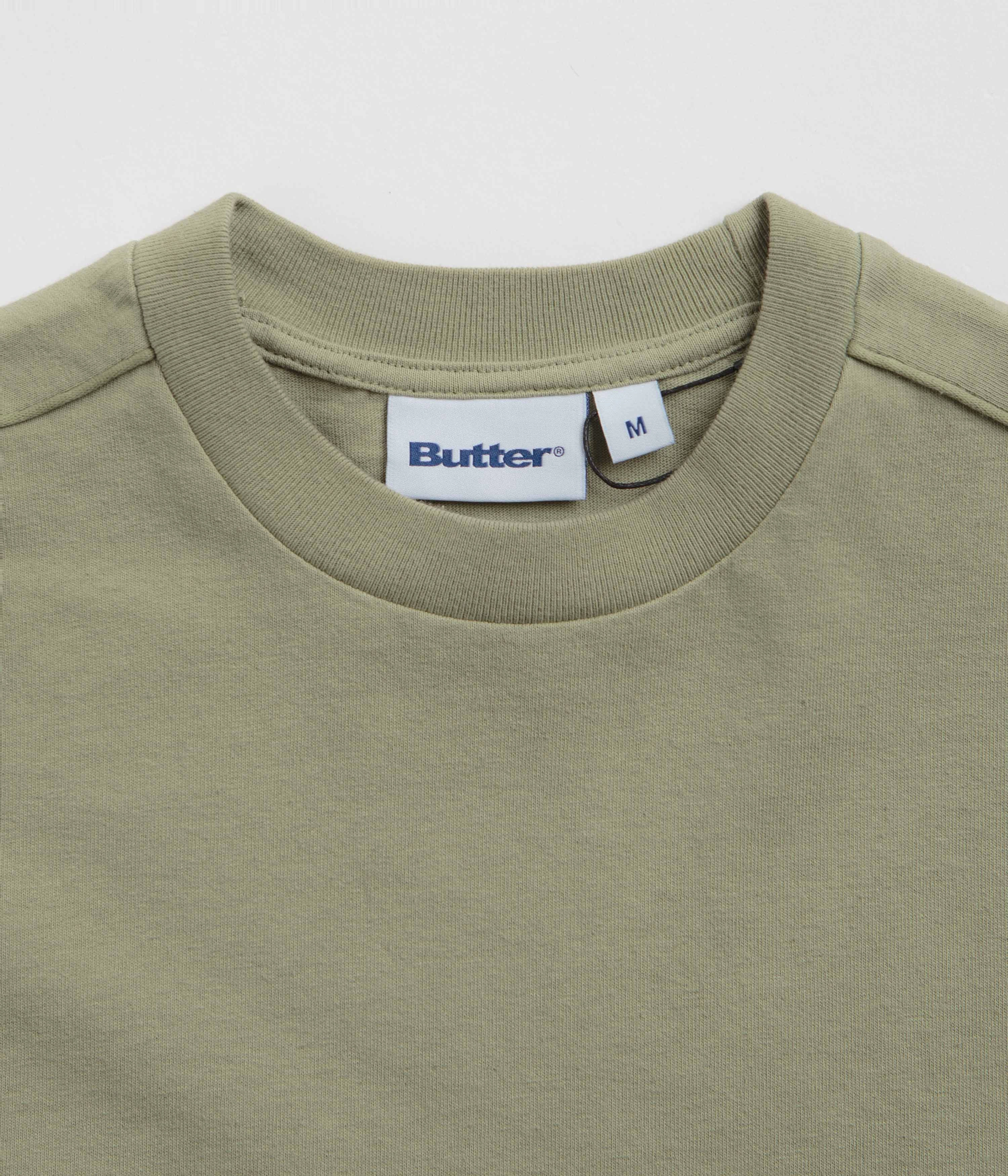 Butter Goods Movement T-Shirt - Army Layered Shoulder Design Easy Wear Option