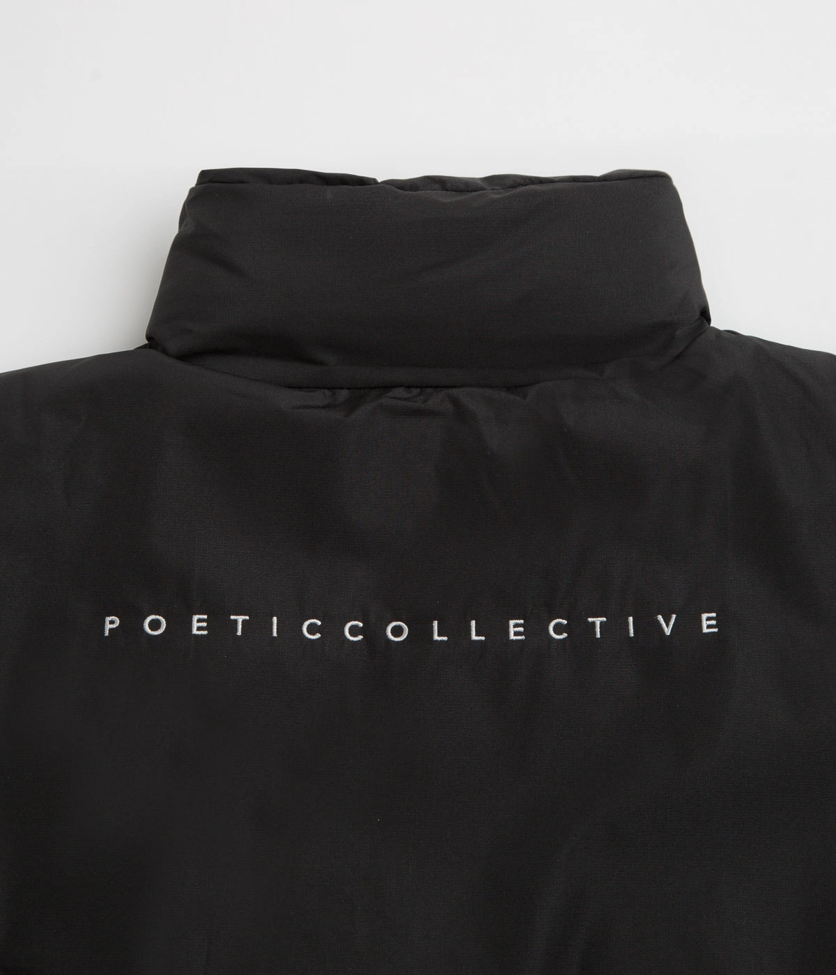 Poetic Collective Puffer Jacket - Black / White Temperature Regulating Membrane