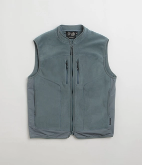 Purple Mountain Observatory Artic Fleece Vest - Stormy Rugged Style Noise Reduced Fastener System