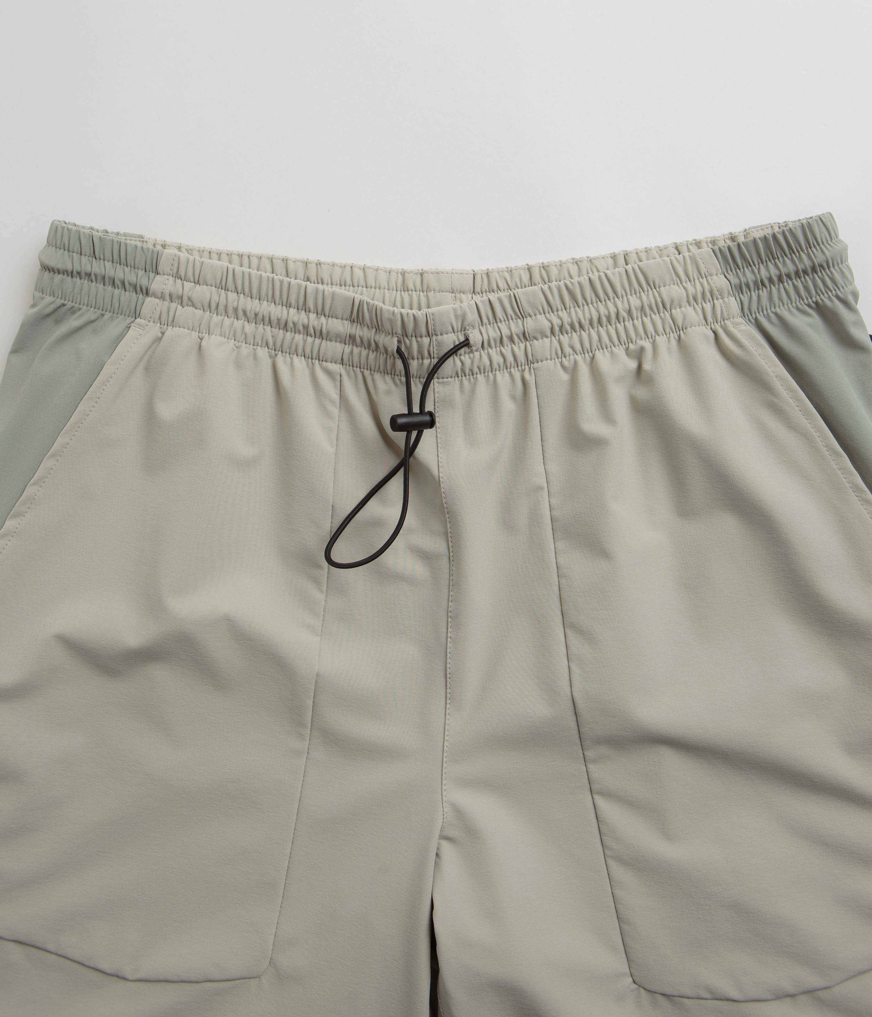 Purple Mountain Observatory Blocked Climbing Shorts - Grey Teal Exclusive Design