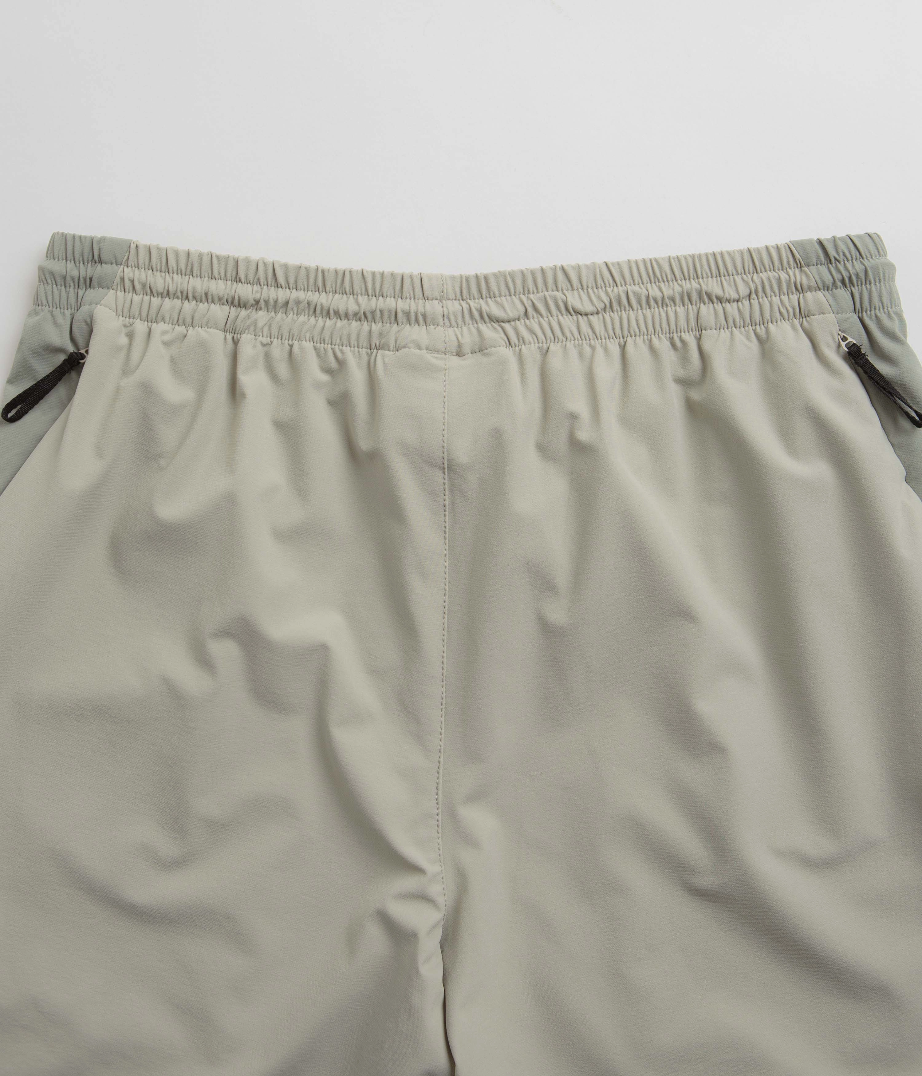 Jogging Ready Purple Mountain Observatory Blocked Climbing Shorts - Grey Teal