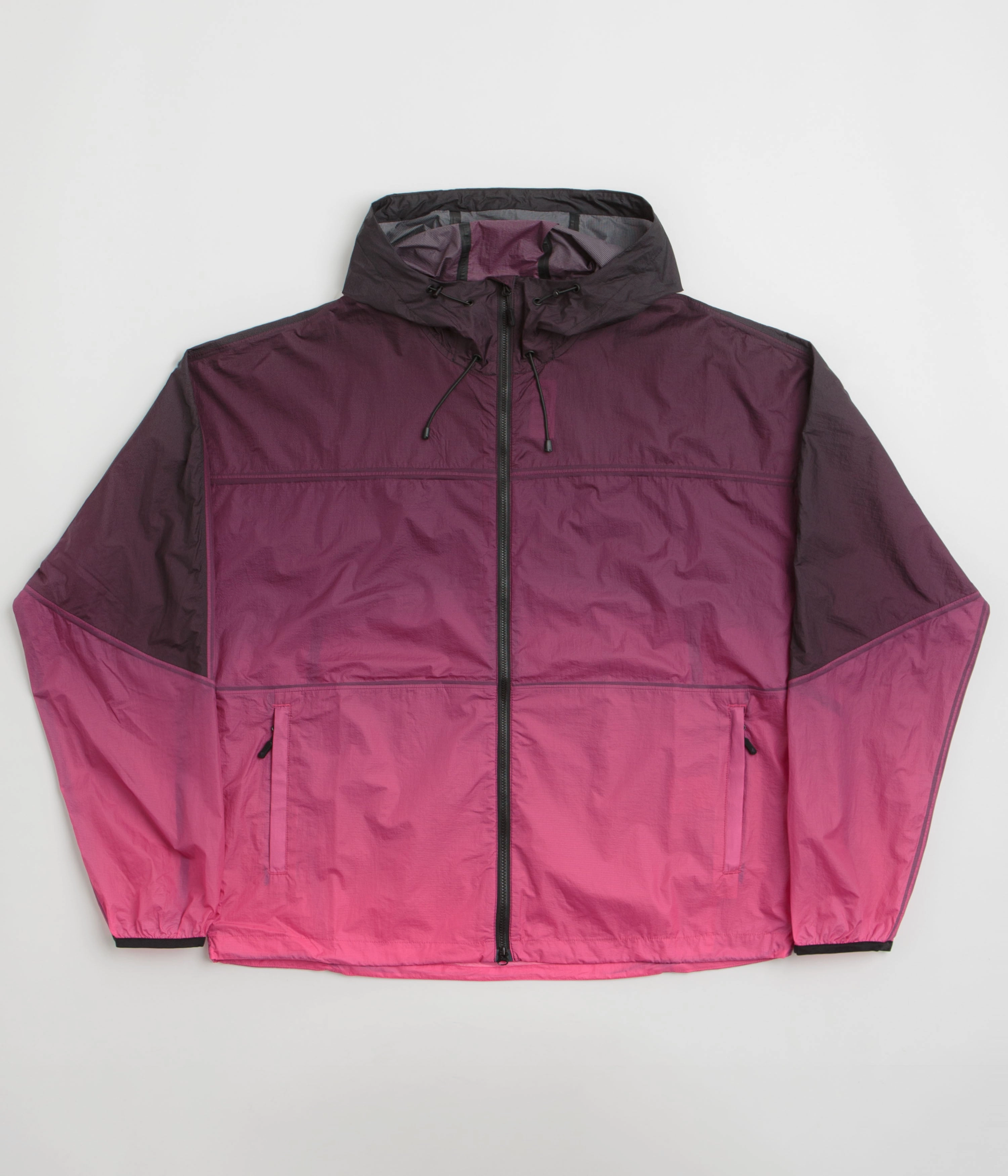 Purple Mountain Observatory Breeze Jacket - Rasberry Ombre Tear Resistant Material Eco Certified Textile