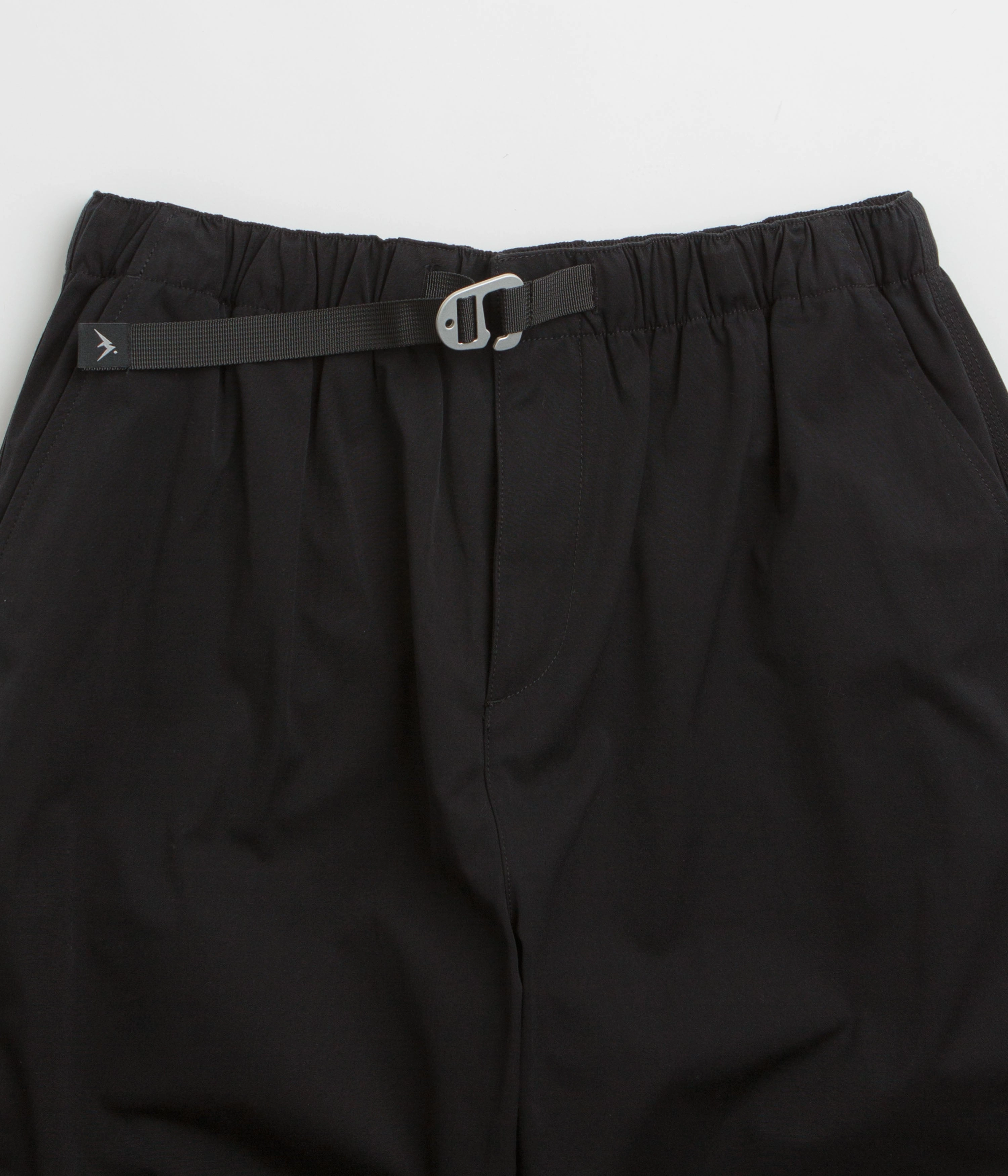Anti Static Finish slim fit Purple Mountain Observatory Cotton Alpine Pants - Black / Black
