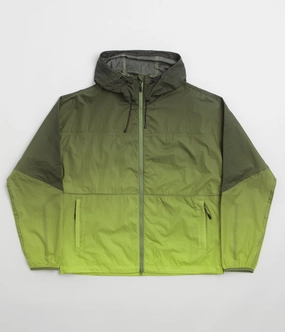 Purple Mountain Observatory Ombre Print Breeze Jacket - Lime / Black Cool Climate