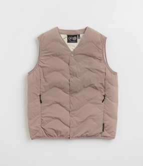 Teflon Coated Purple Mountain Observatory Waves Ripstop Vest - Putty