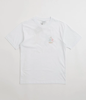 Parlez Corpora T-Shirt - White Micro Perforation Casual Everyday