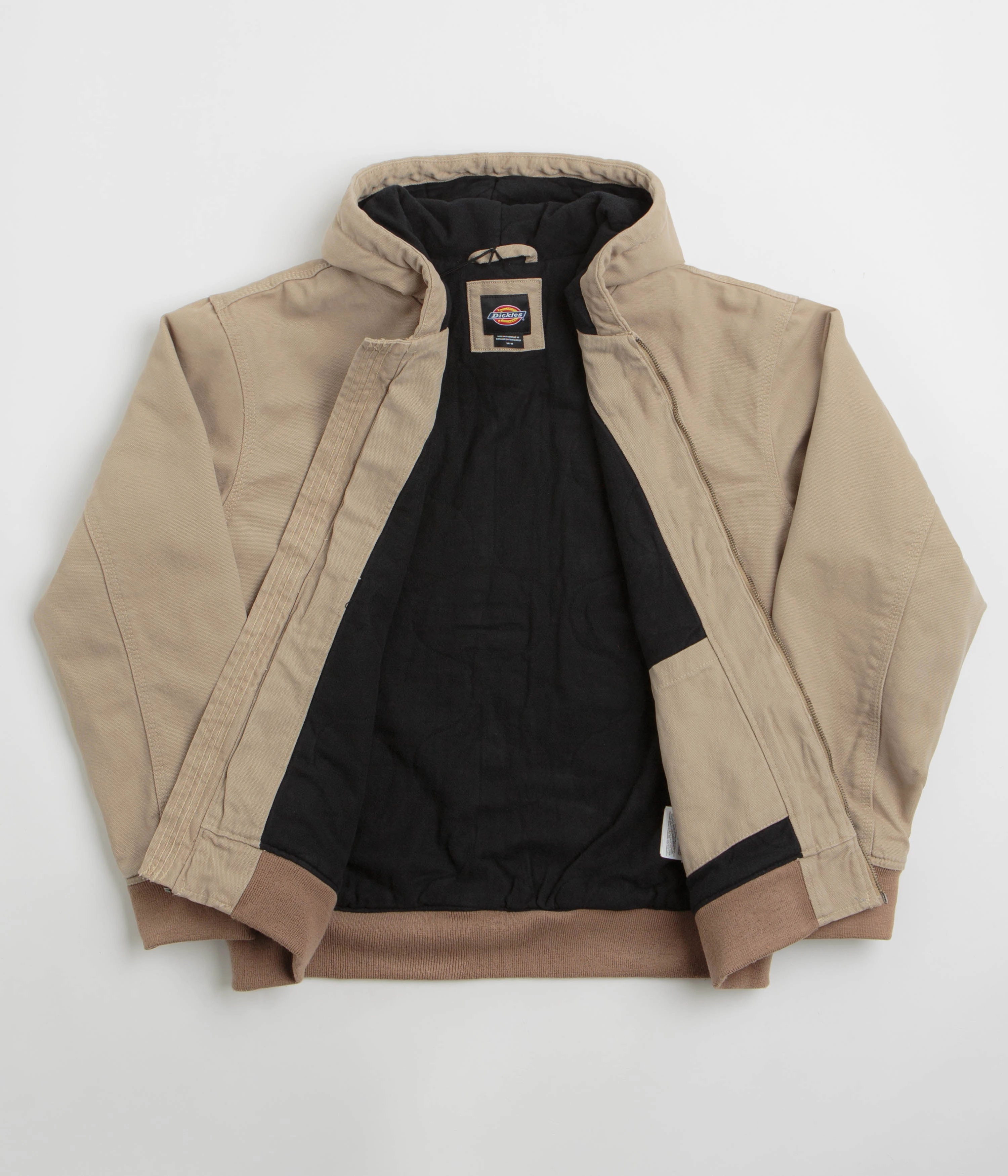Dickies Hilham Hooded Canvas Jacket - Desert Sand Sustainable Material