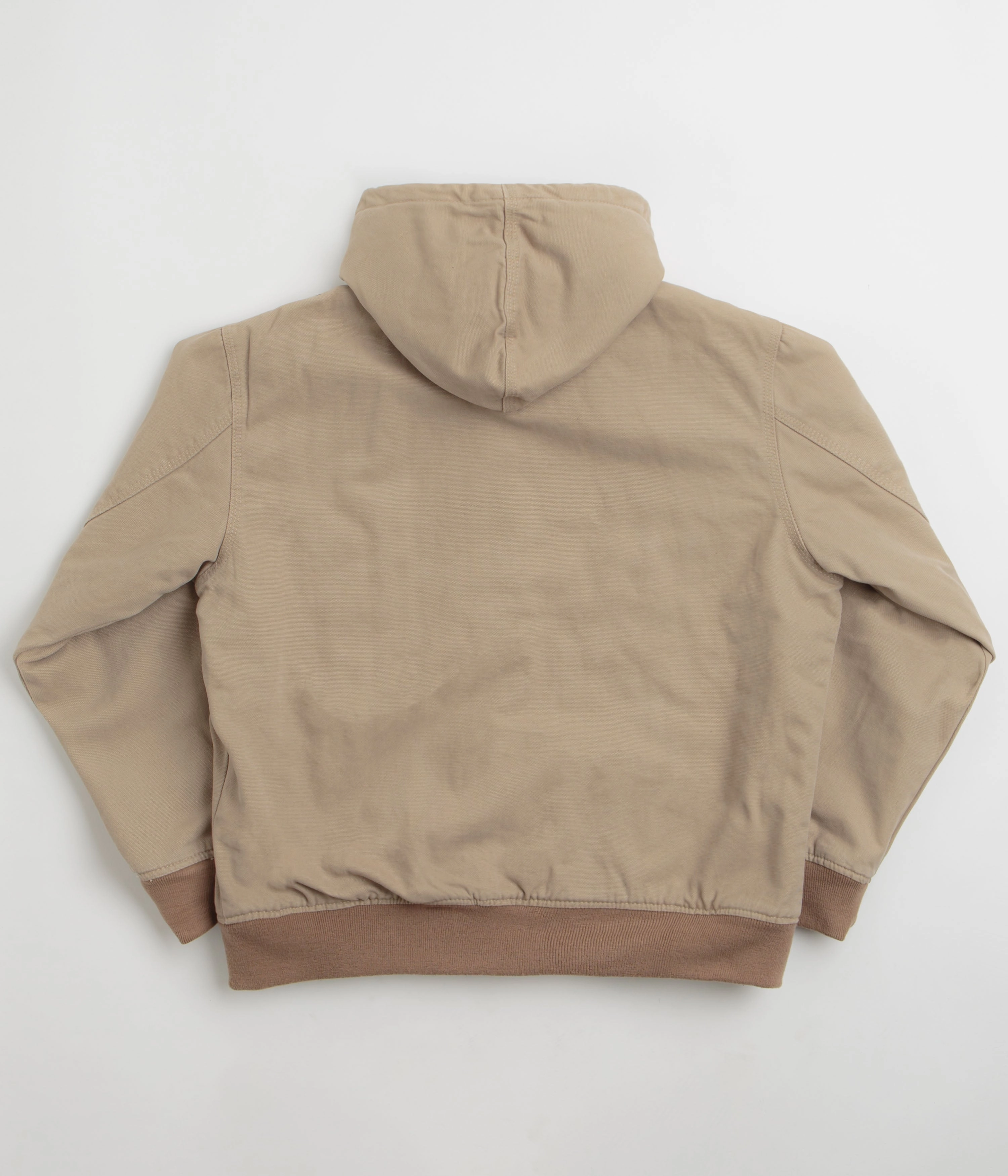 Dickies Hilham Hooded Canvas Jacket - Desert Sand Organic Cotton Blend