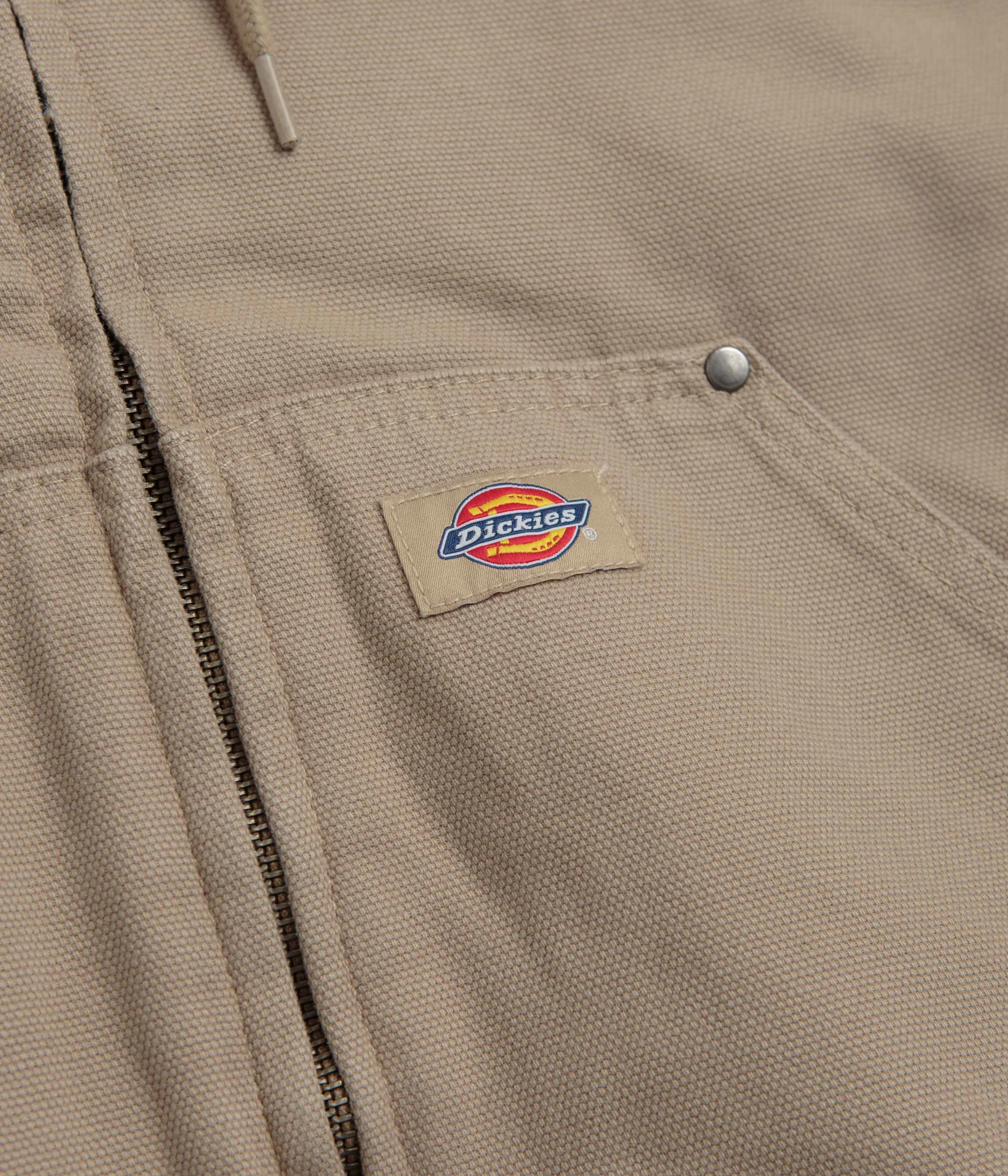 Evening Out Dickies Hilham Hooded Canvas Jacket - Desert Sand