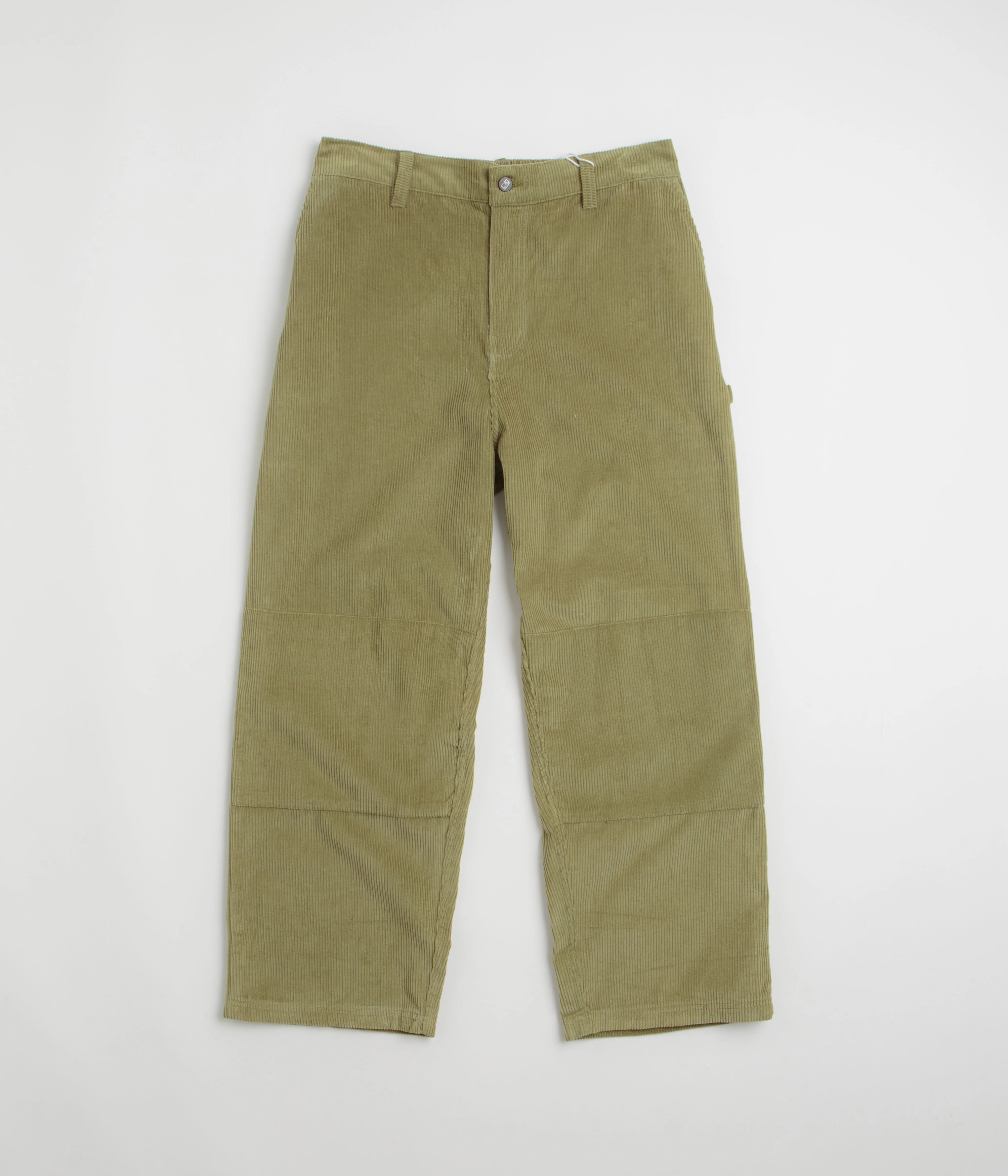 Relax Mode Functional Layer Poetic Collective Corduroy Sculptor Pants - Olive Green