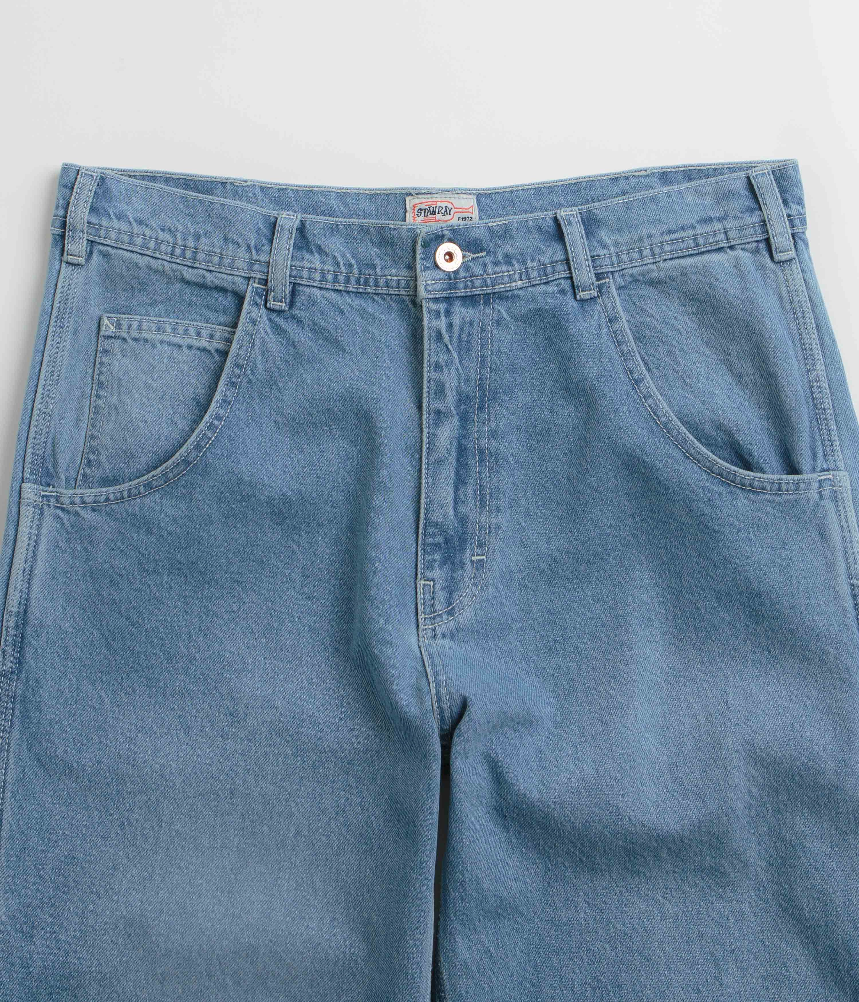 Premium Look Comfy Wearable Stan Ray Big Job Painter Pants - 70'S Stone Denim