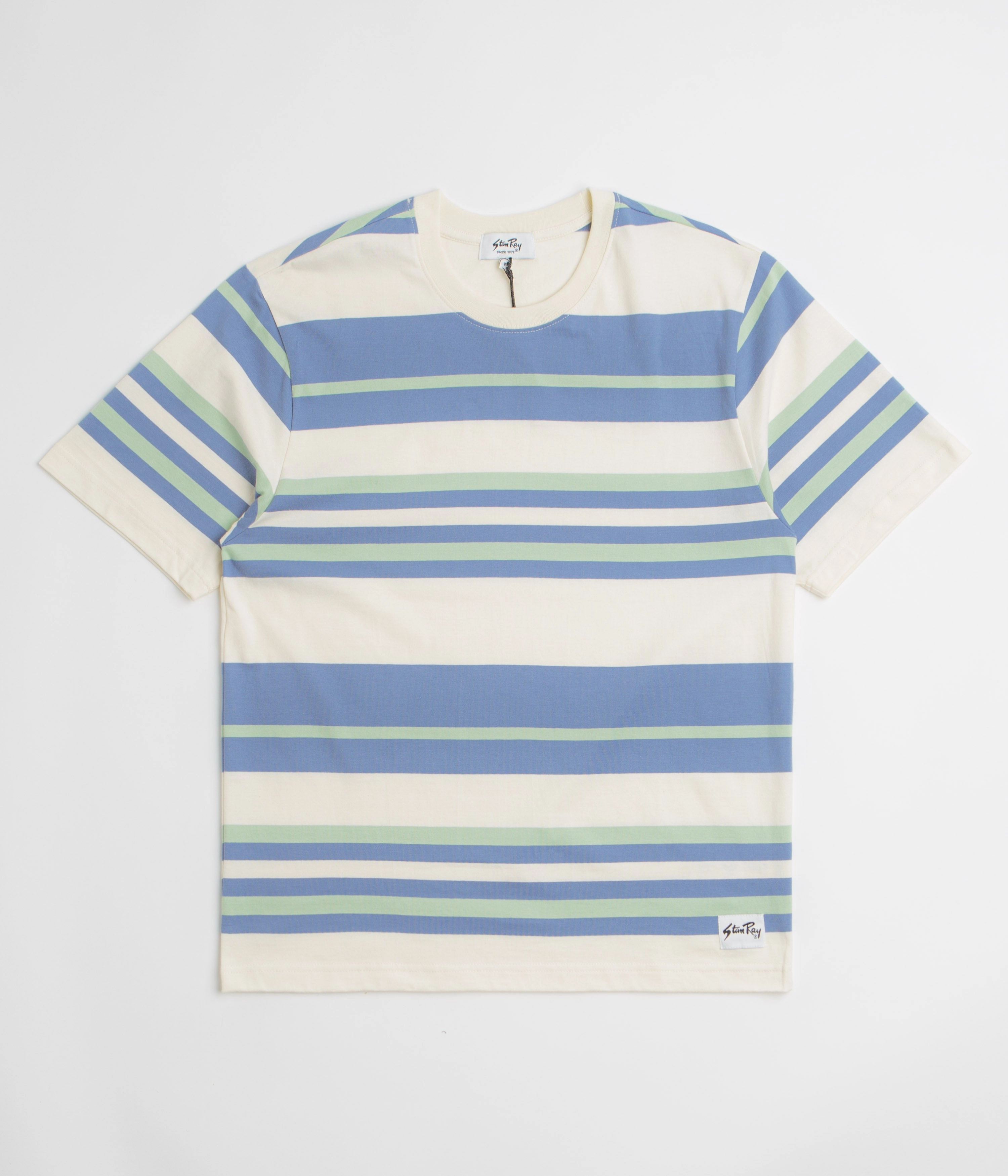 Stan Ray Stripe T-Shirt - Natural Anti Shrinkage Treatment Chill Vibes
