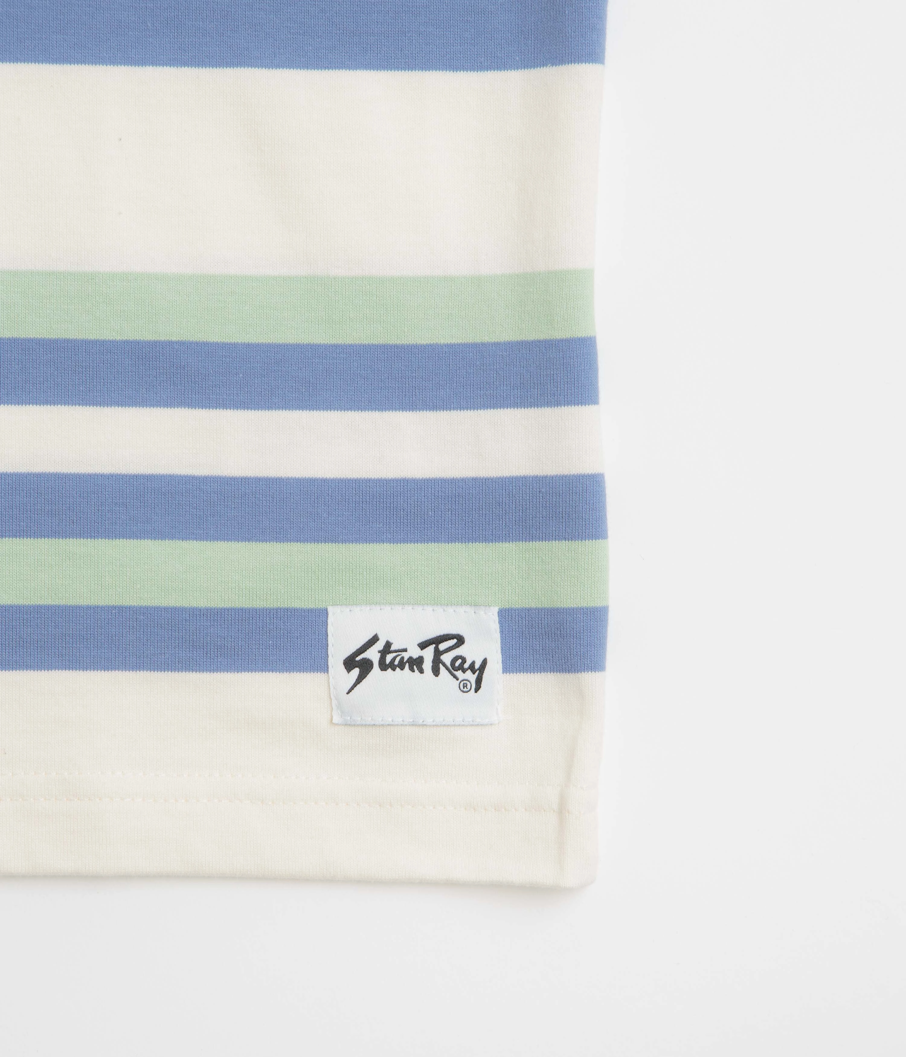 Leisure Casual Stan Ray Stripe T-Shirt - Natural