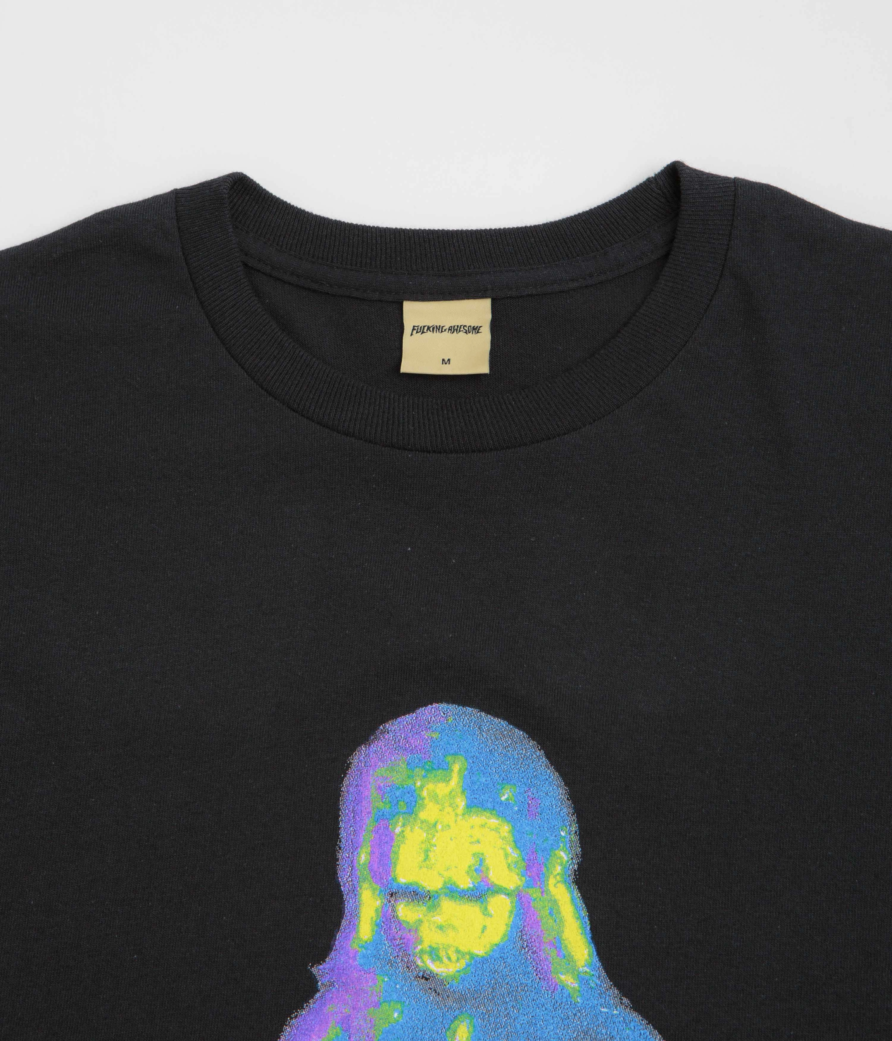 Cool Comfort Fucking Awesome Shinkoku Long Sleeve T-Shirt - Black