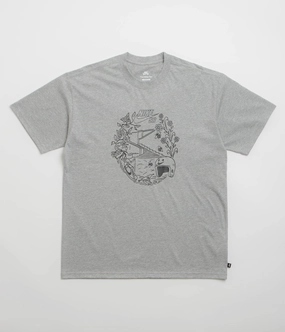 Nike SB Skatespot T-Shirt - Dark Grey Heather Simple Wear funky