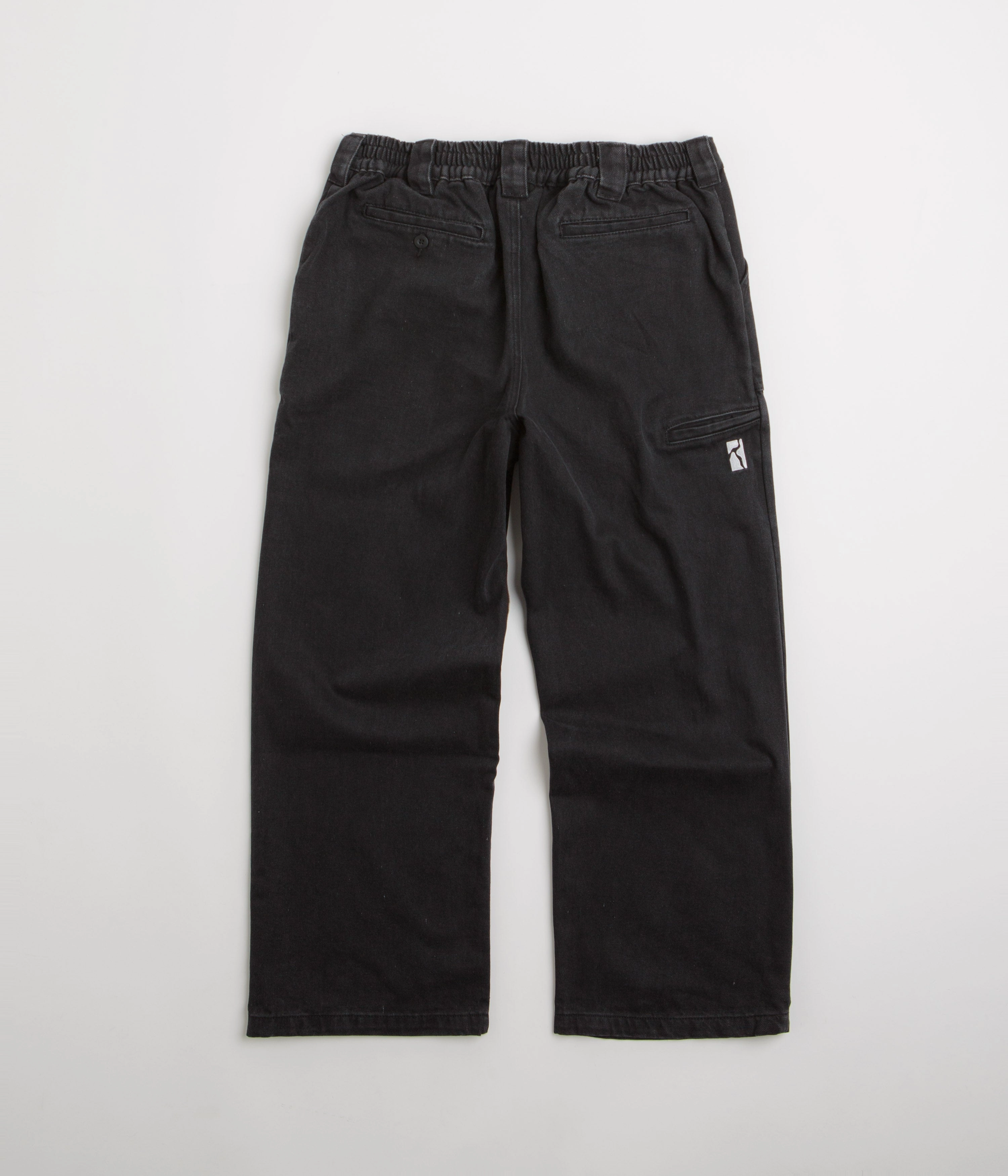 Poetic Collective Painter Pants - Black Denim Relax Fit Design Comfy Fit