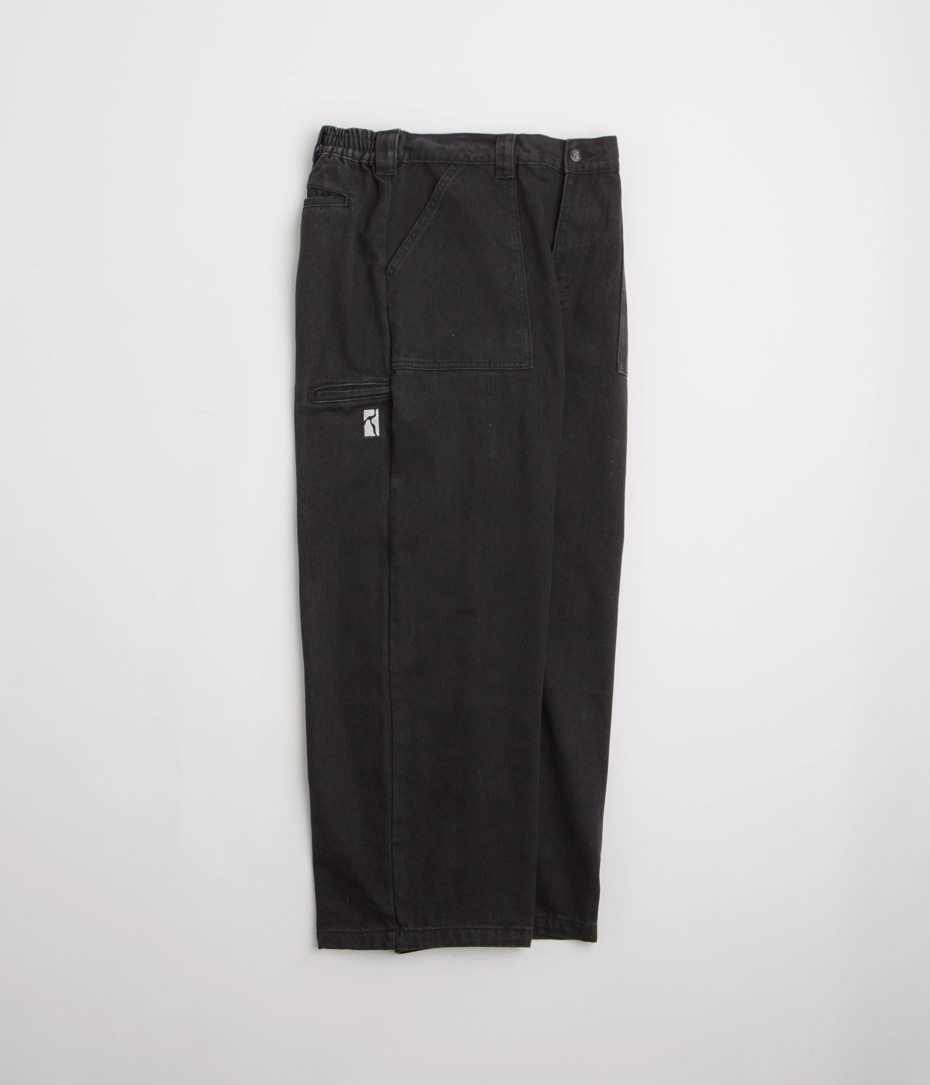 Simple Style UltraSoftLining Poetic Collective Painter Pants - Black Denim