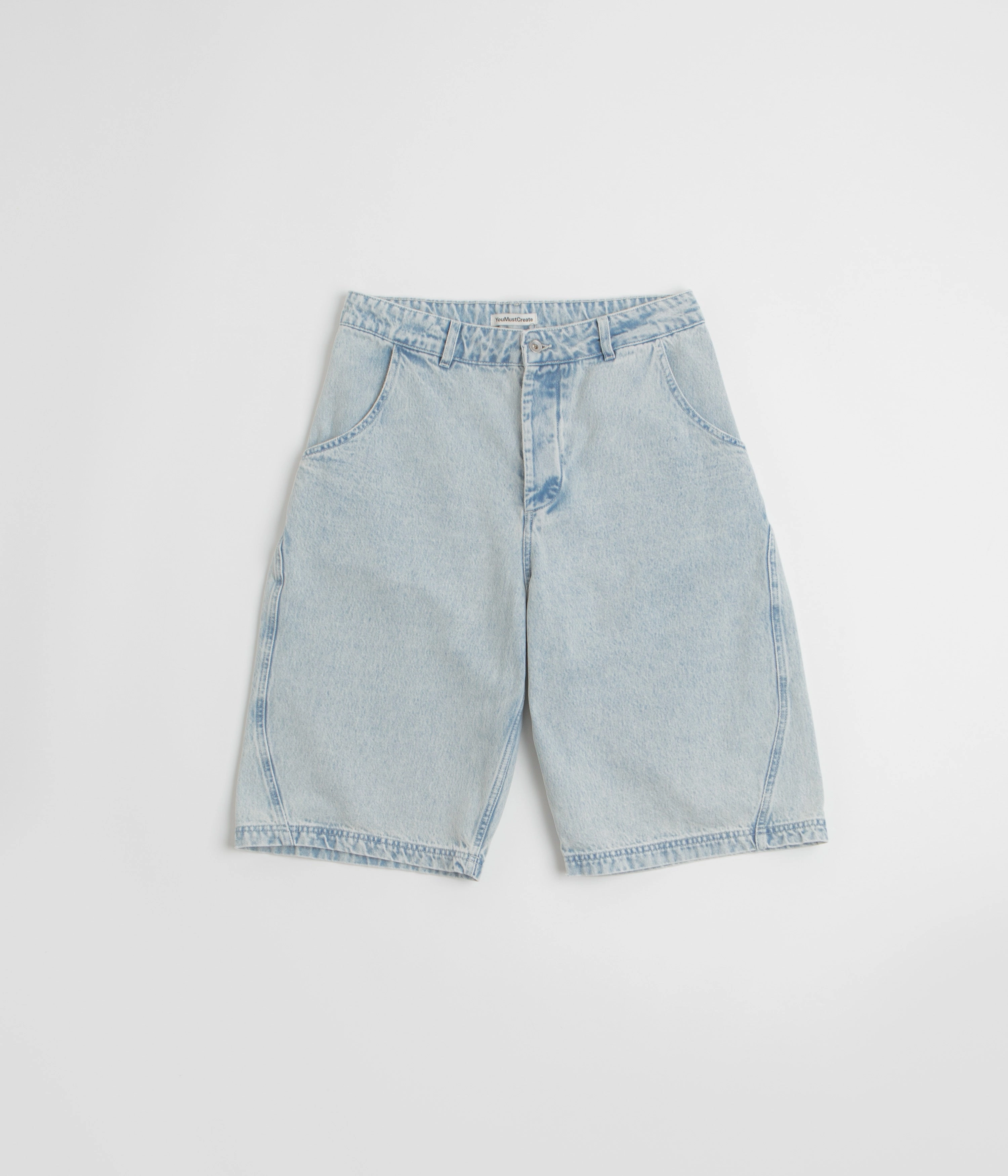 YMC Twisted Shorts - Indigo Comfortable Waistband