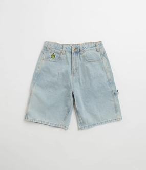 Butter Goods Weathergear Denim Shorts - Faded Light Wash education industry