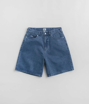 activewear option Obey Bigwig Baggy Denim Shorts - Light Indigo