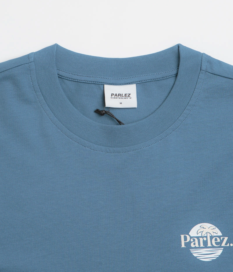 Stain Resistant Chilly Wear Parlez Boca T-Shirt - China Blue