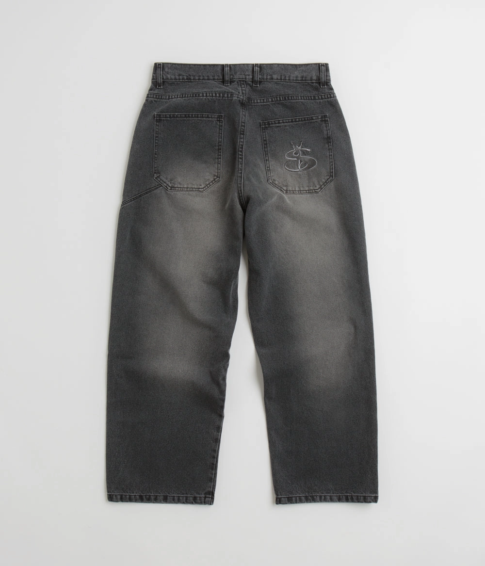 Sleek Cut Yardsale Faded Slub Phantasy Jeans - Grey