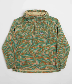 Patagonia Funhoggers Anorak - Quilty Fitz: Heartleaf Green Multi Directional Stretch Multi Pocket System