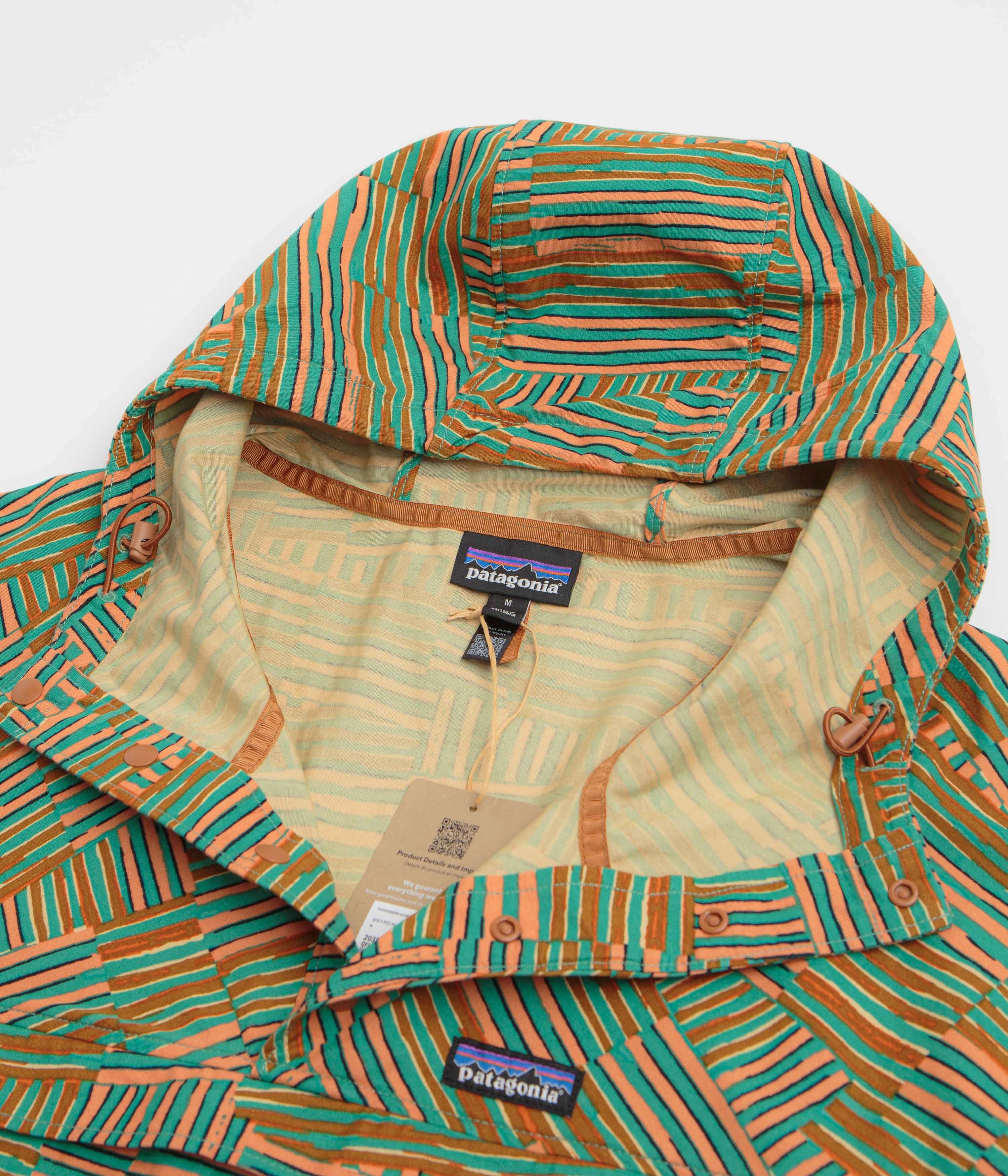 Patagonia Funhoggers Anorak - Quilty Fitz: Heartleaf Green HighVisibility Trims Articulated Knees