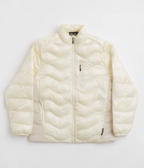 Primaloft Insulation Purple Mountain Observatory Waves Light Puffer Jacket - Ecru