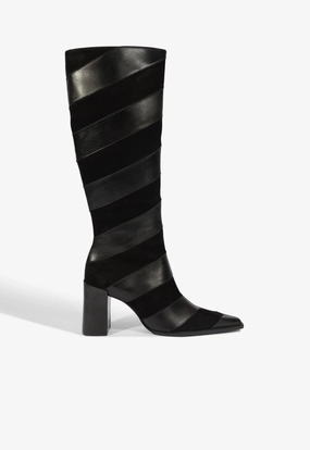Durable Material Casual Wedding Heels Raffaela Up Chevron Boot