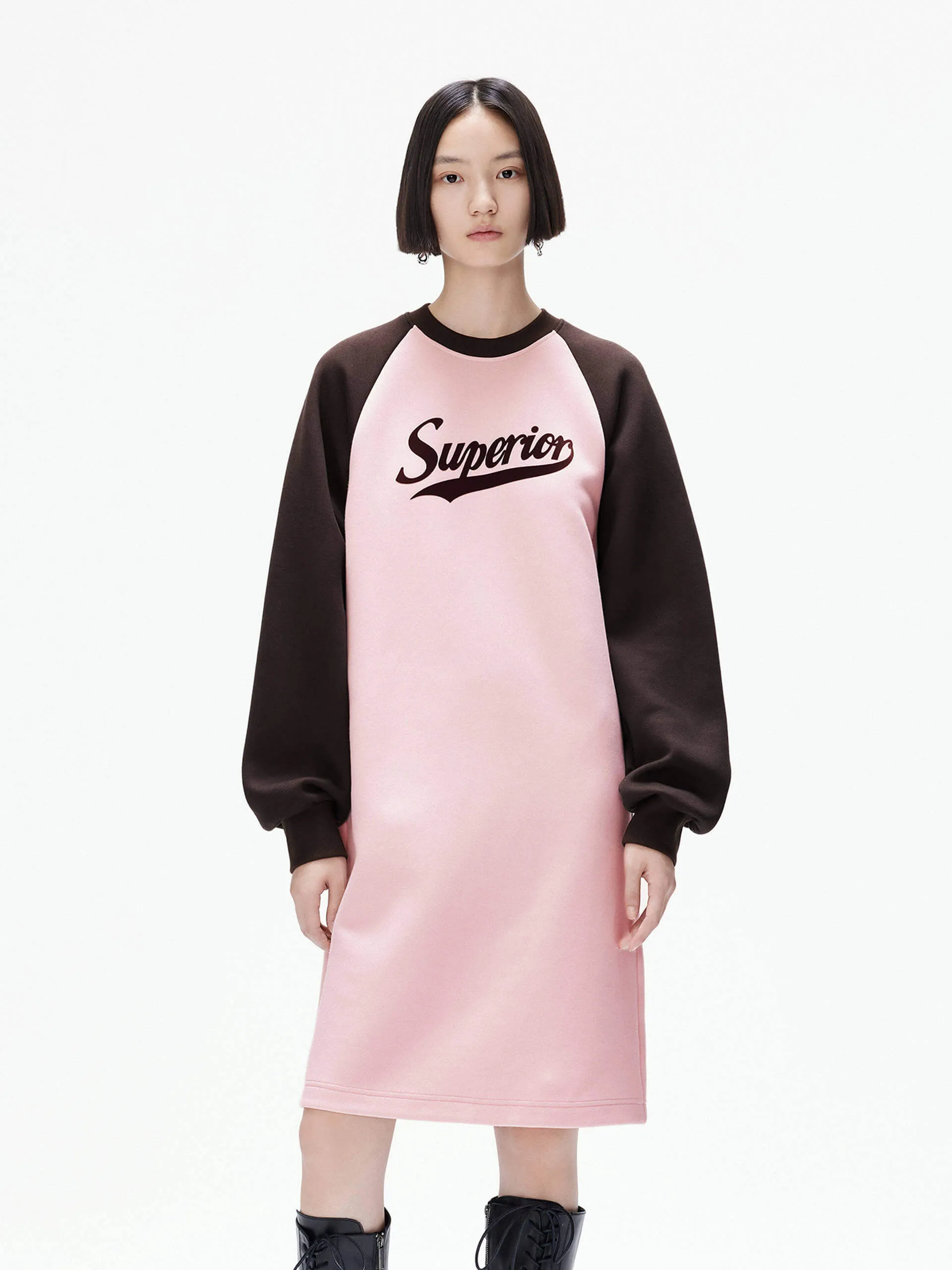 Raglan Sleeve Mid Dress Limited-Edition