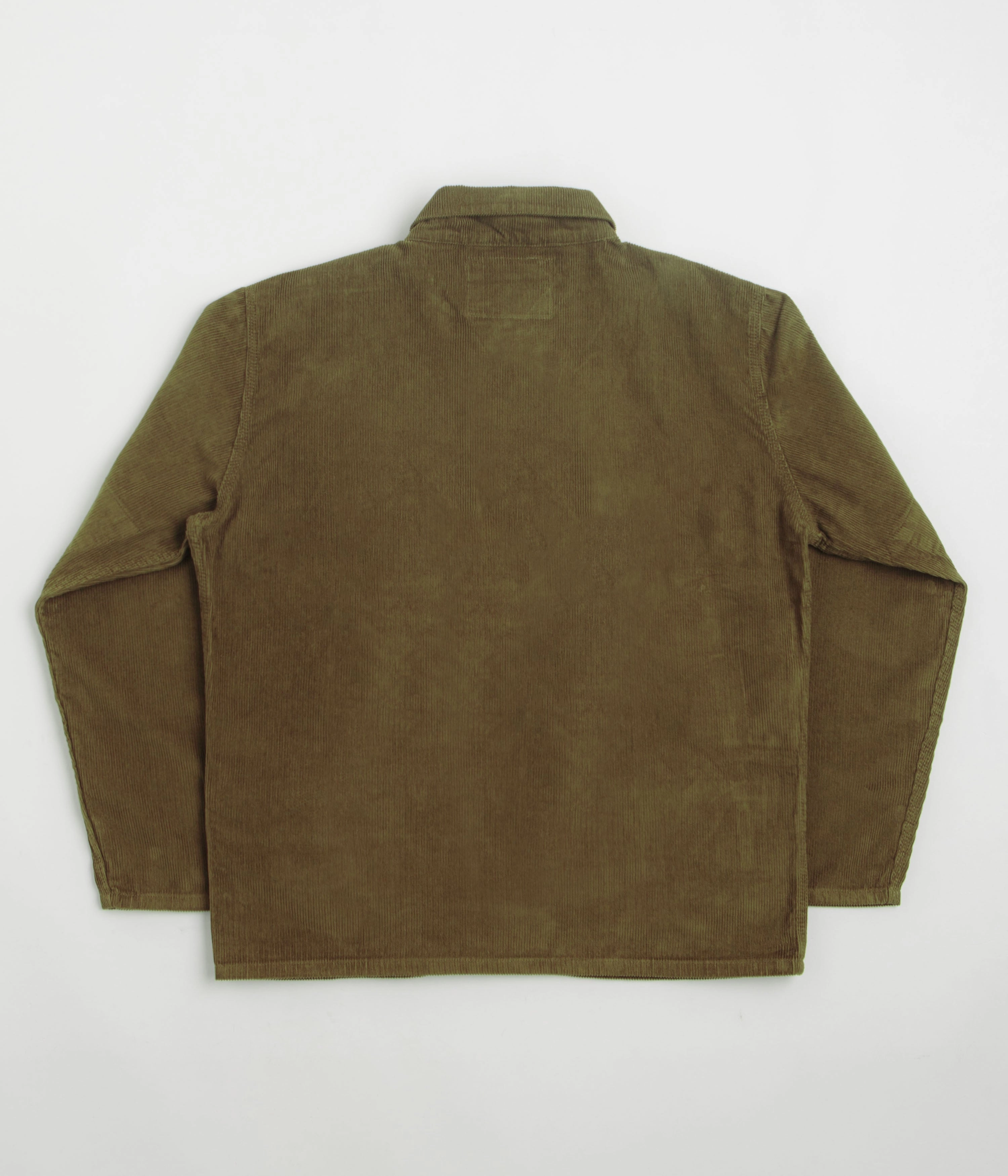 Uskees 3001 Cord Buttoned Overshirt - Woodland Green Weather Smart Look UV Protection Finish