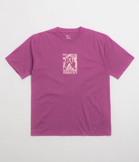 Vibrant Prints Recycled Material Rassvet Captek T-Shirt - Magenta