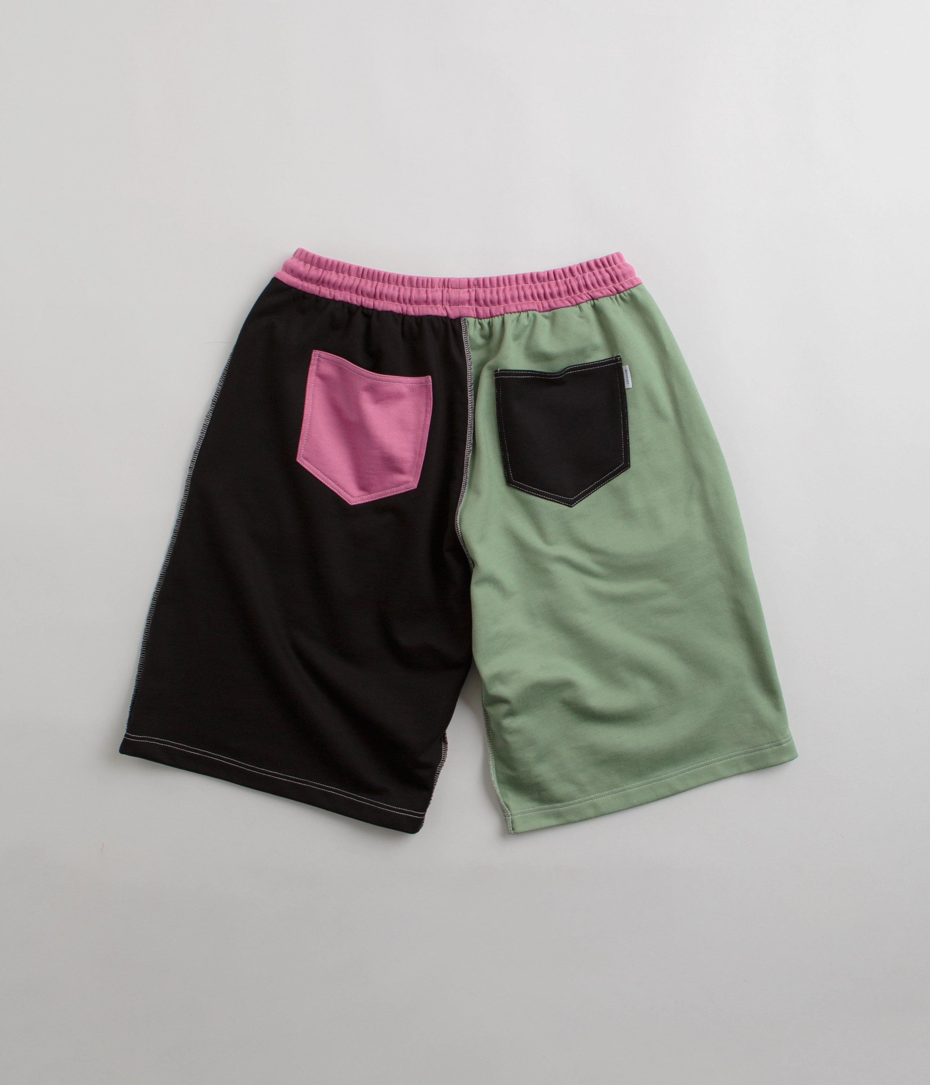Rassvet Mix Sweat Shorts - Khaki Elastic Band Fun Design
