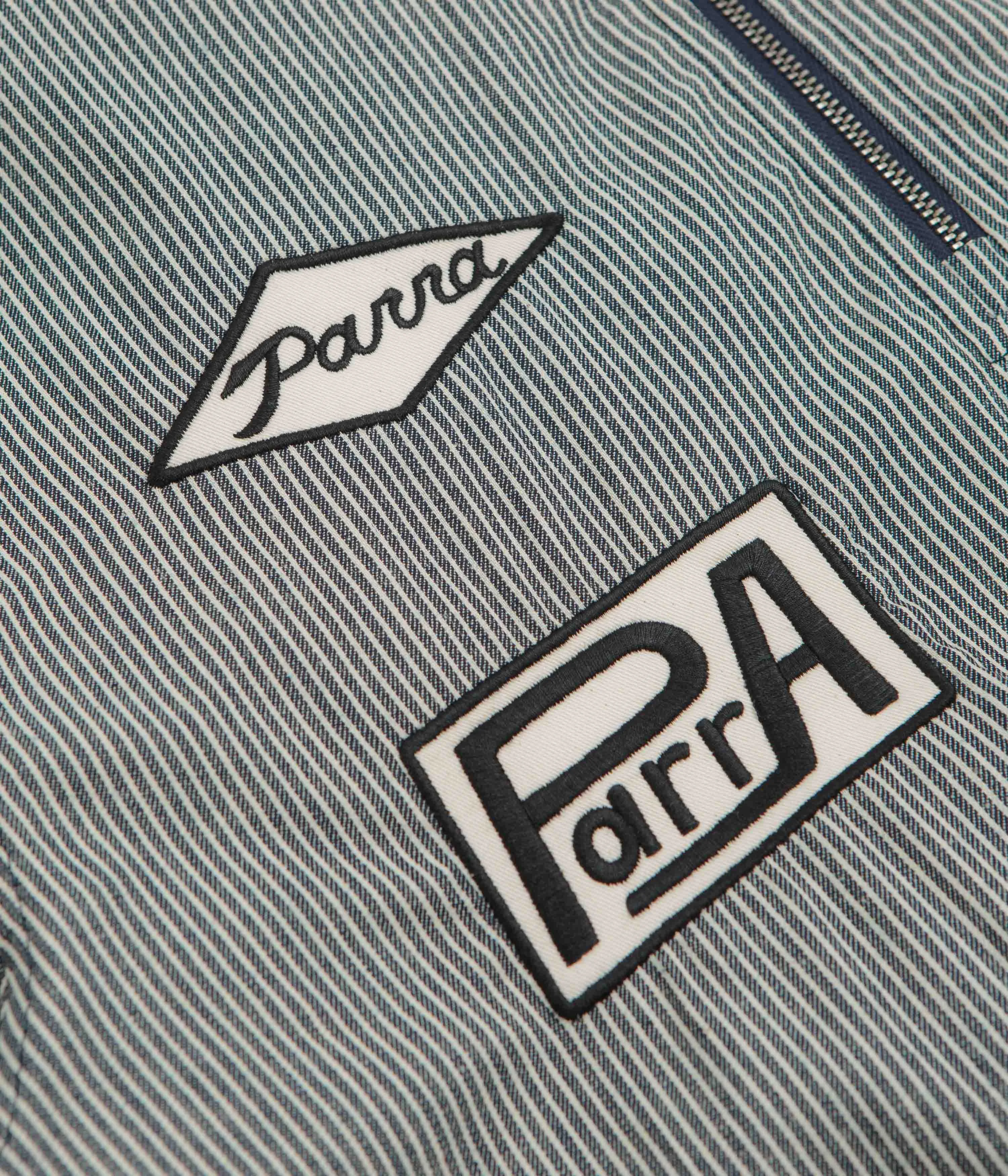 by Parra Work Later Short Sleeve Shirt - Blue networking event Trendsetting Design