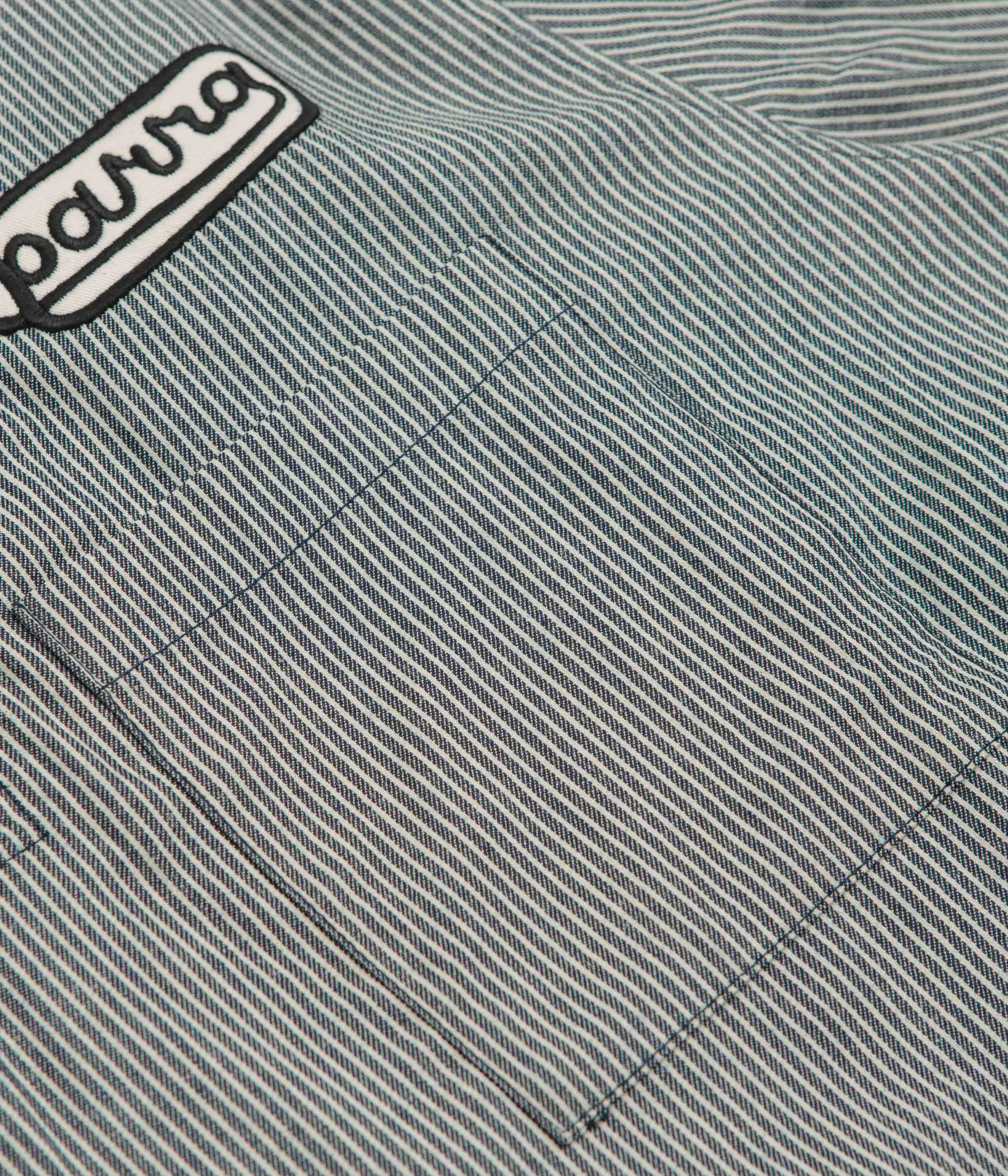 Fashion Statement by Parra Work Later Short Sleeve Shirt - Blue