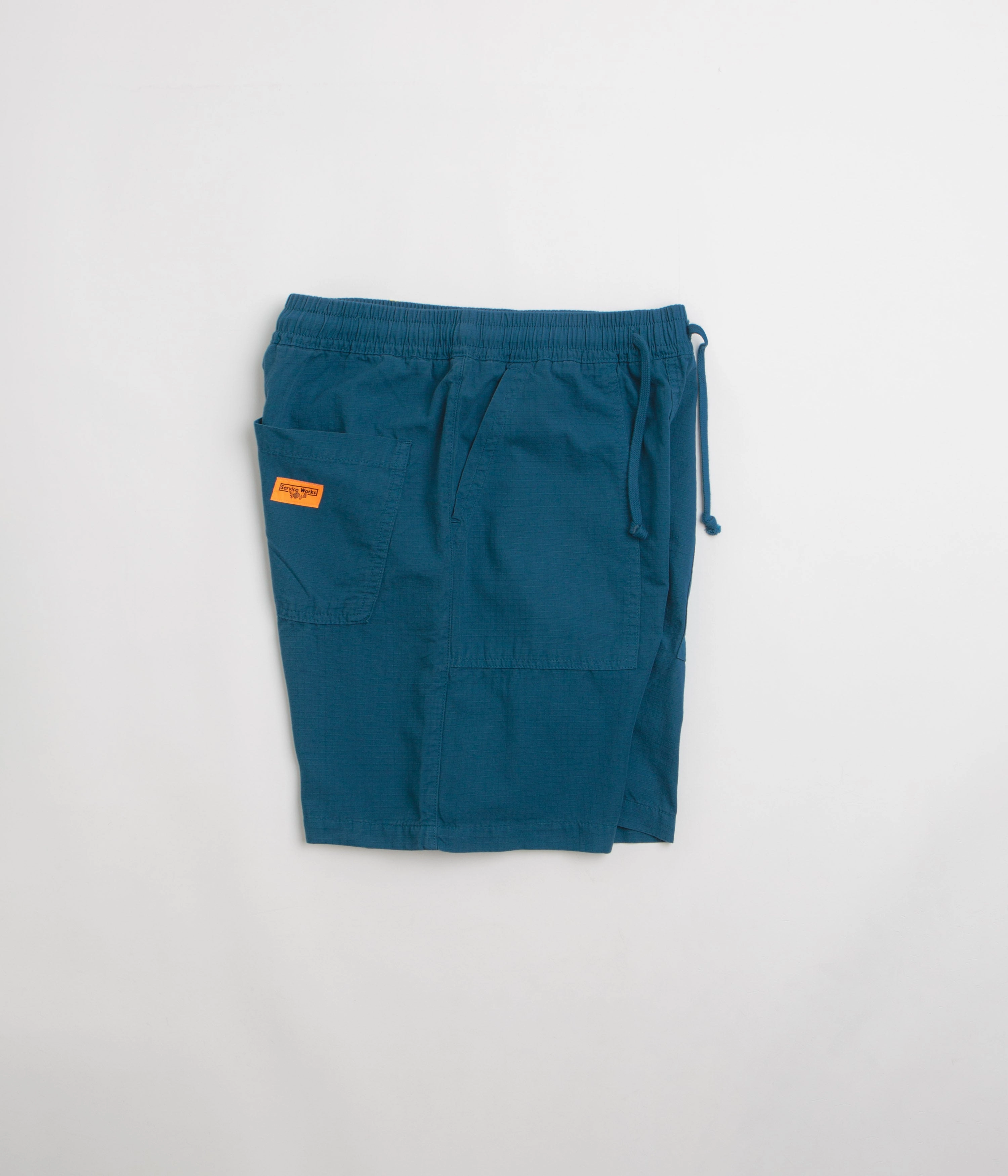 Quick Fit Service Works Ripstop Chef Shorts - Ocean