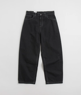 Carhartt Brandon Denim Pants - Black Stone Dyed Flattering Fit Wear