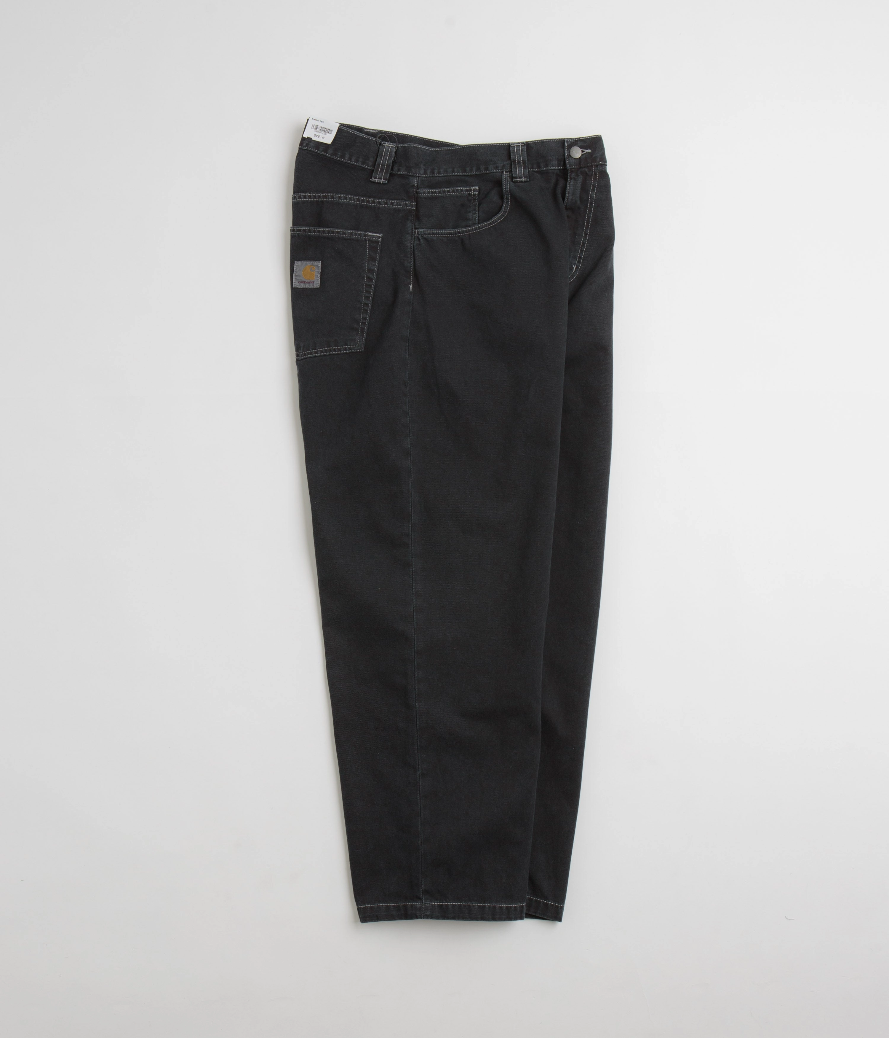Carhartt Brandon Denim Pants - Black Stone Dyed Stylish Layers