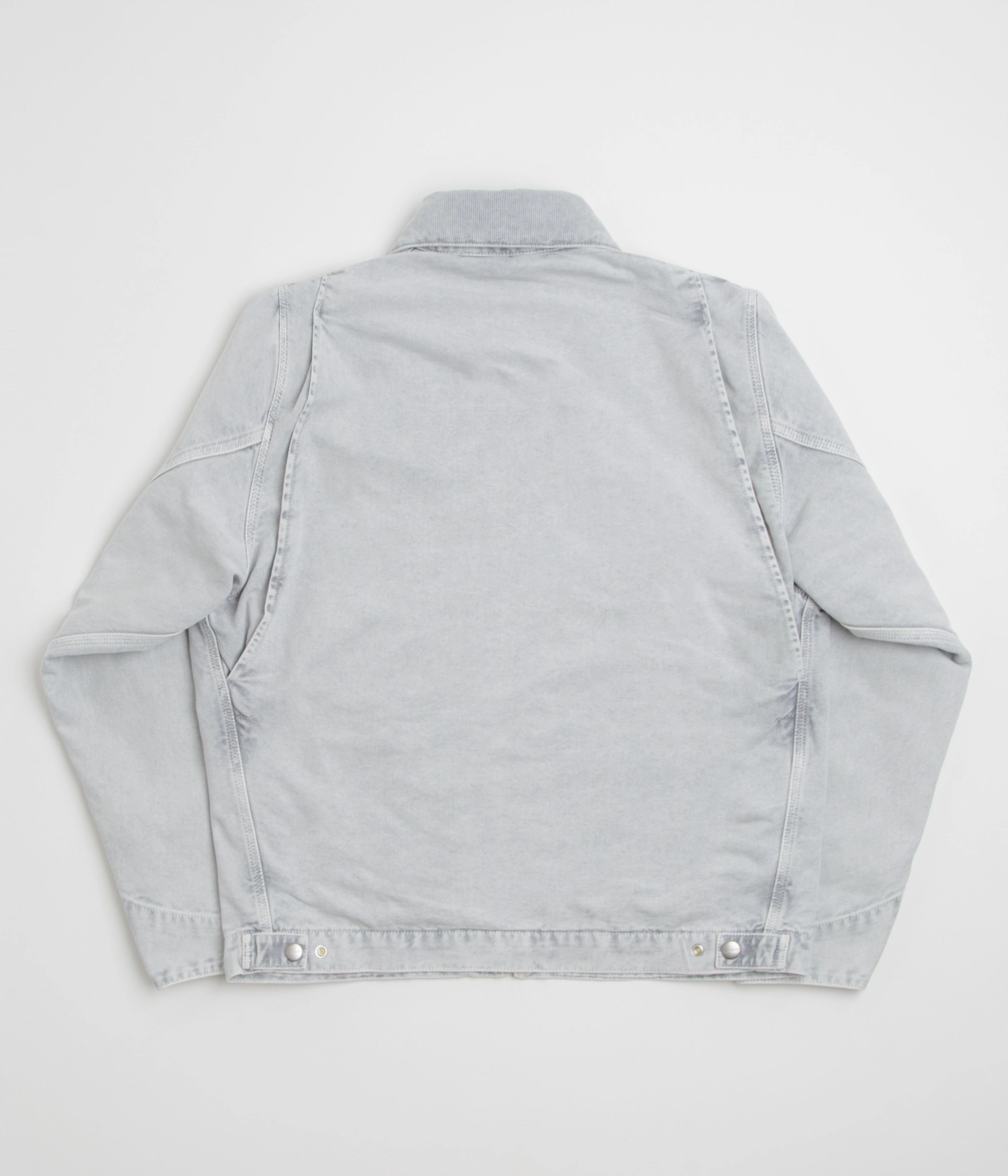 Carhartt OG Detroit Jacket - Black / Black Chalk Wash WrinkleFreeFinish