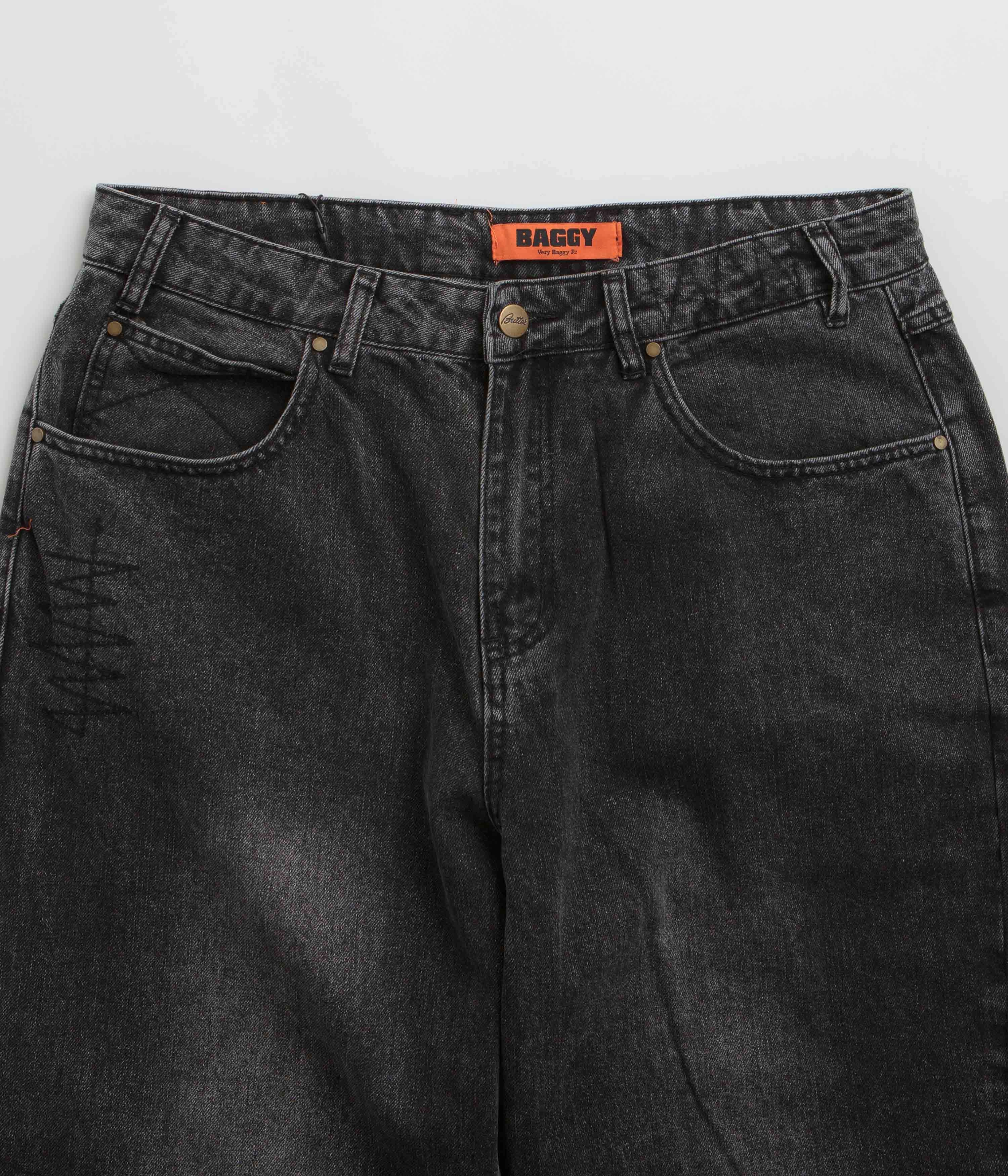 Butter Goods Stitch Jeans - Distressed Grey Comfort Base