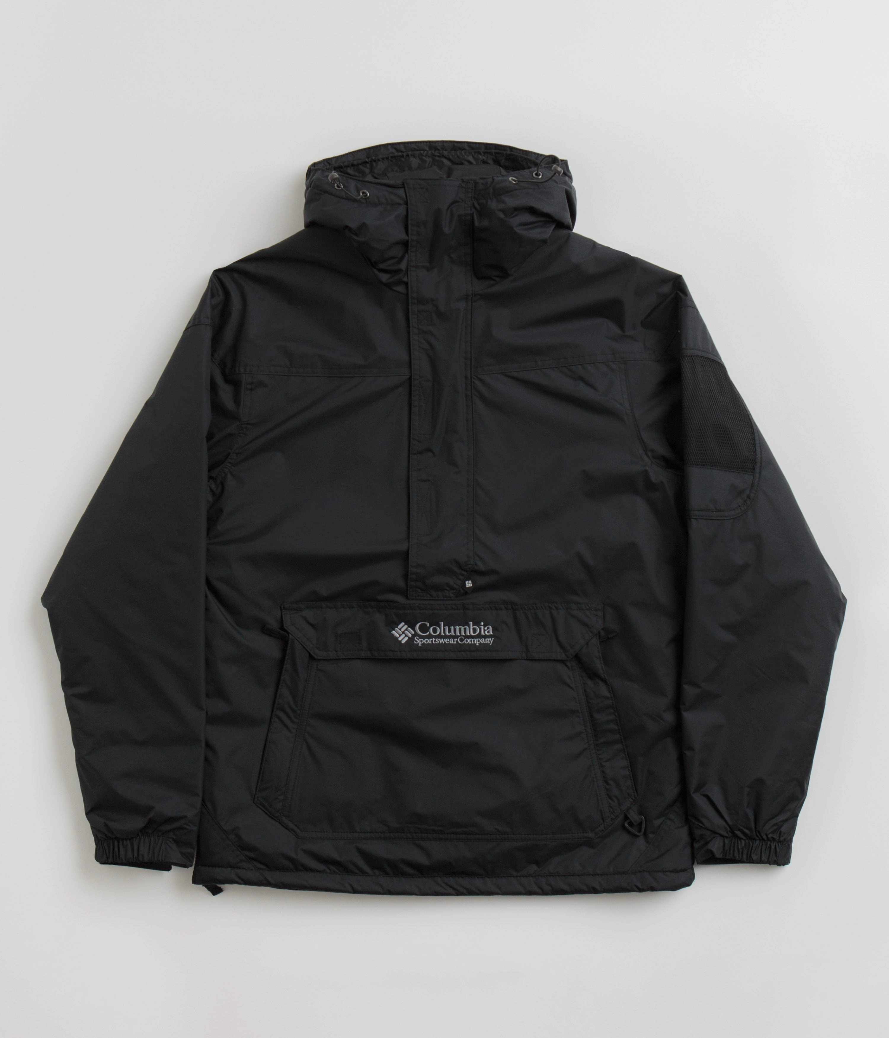 Columbia Challenger II Insulated Pullover Jacket - Black Expandable Side Gussets