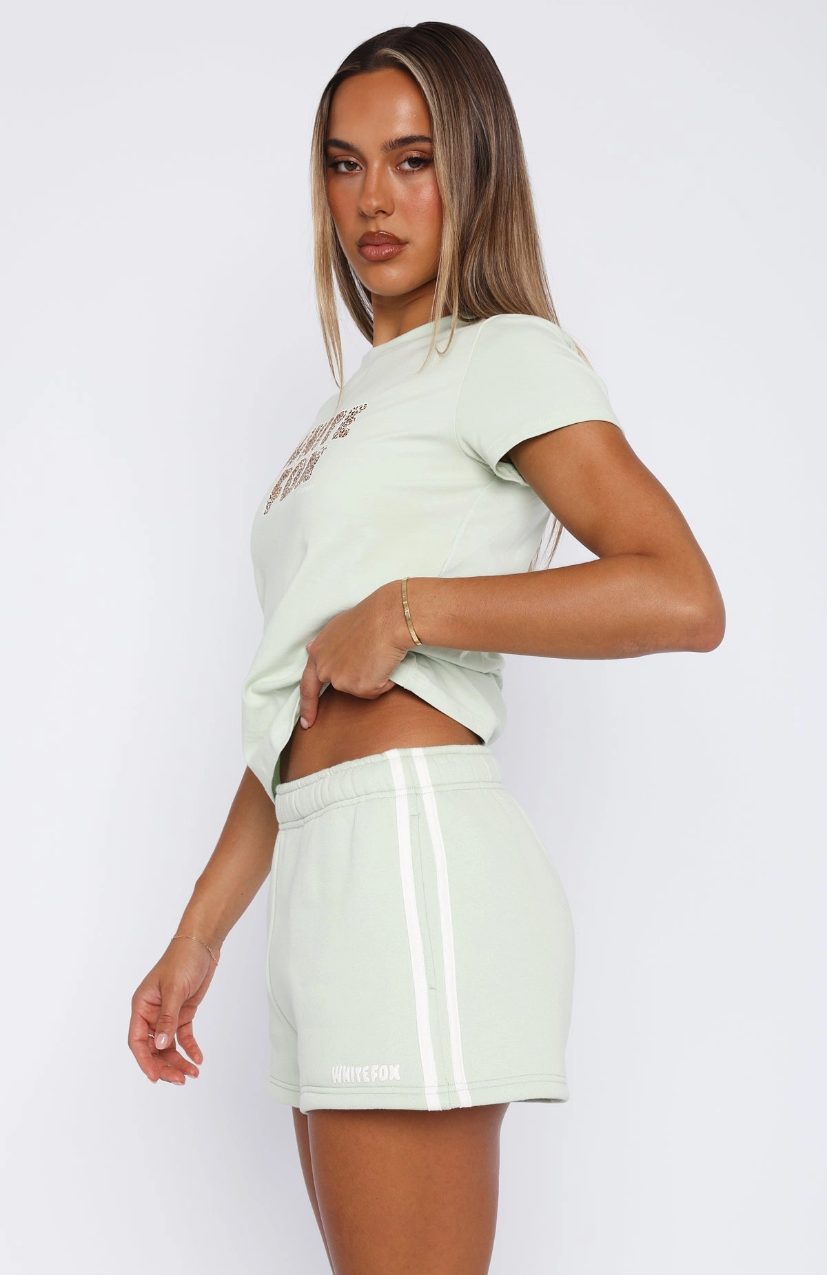 Anti Static Material 11th Street Out & About Lounge Shorts Iced Matcha