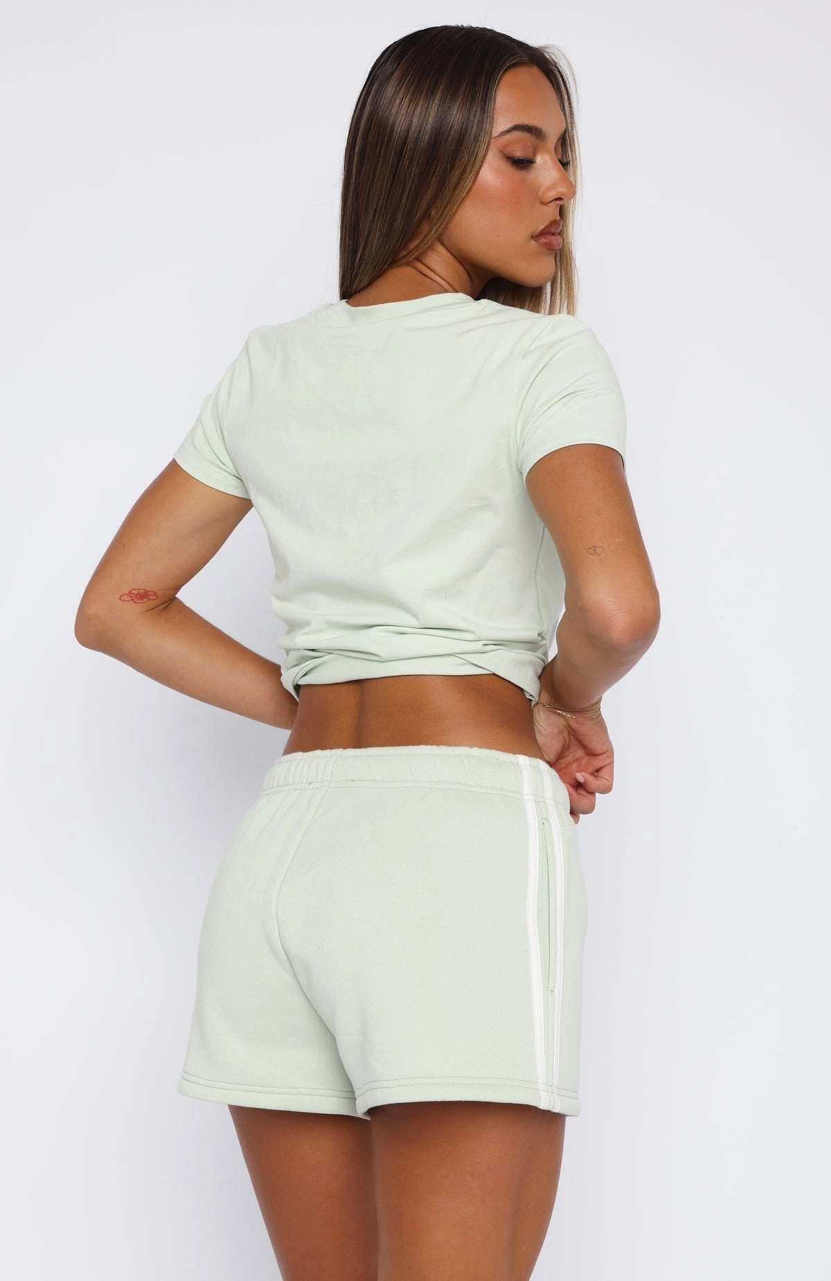 Lightweight Flex No Slip Gripper 11th Street Out & About Lounge Shorts Iced Matcha