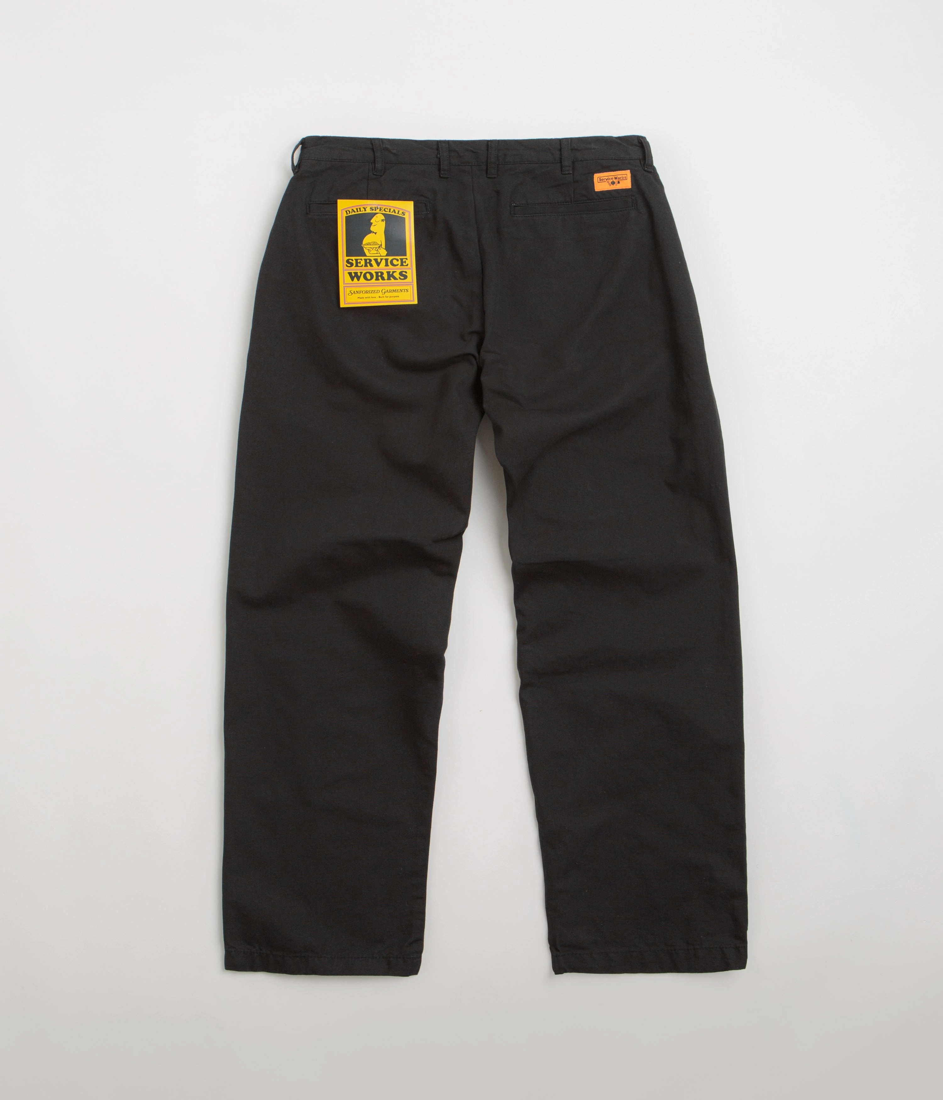 Service Works Canvas Part Timer Pants - Black ReinforcedSeams Air Circulation