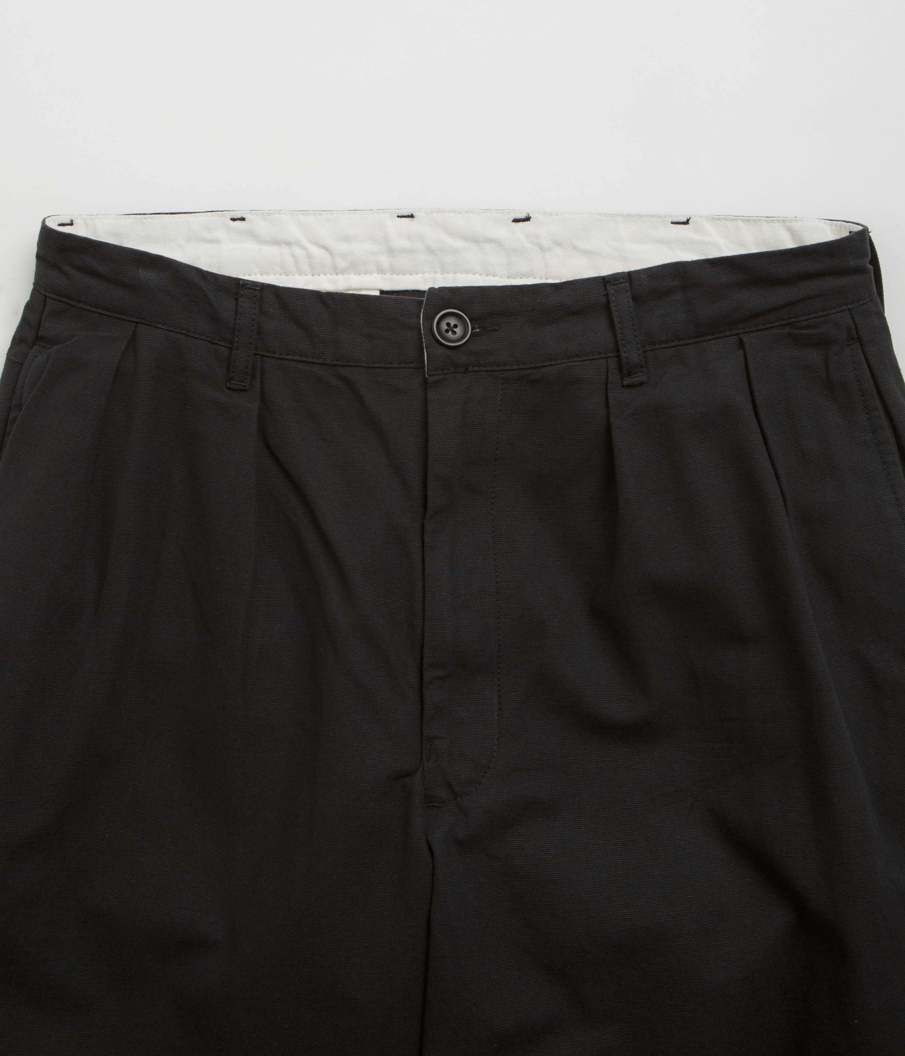 Service Works Canvas Part Timer Pants - Black Soft Performance Belt loops