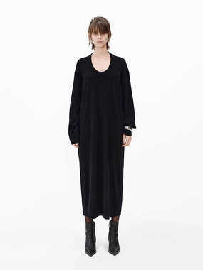 Scoop Neck Loose Dress All-Day Comfort Wear