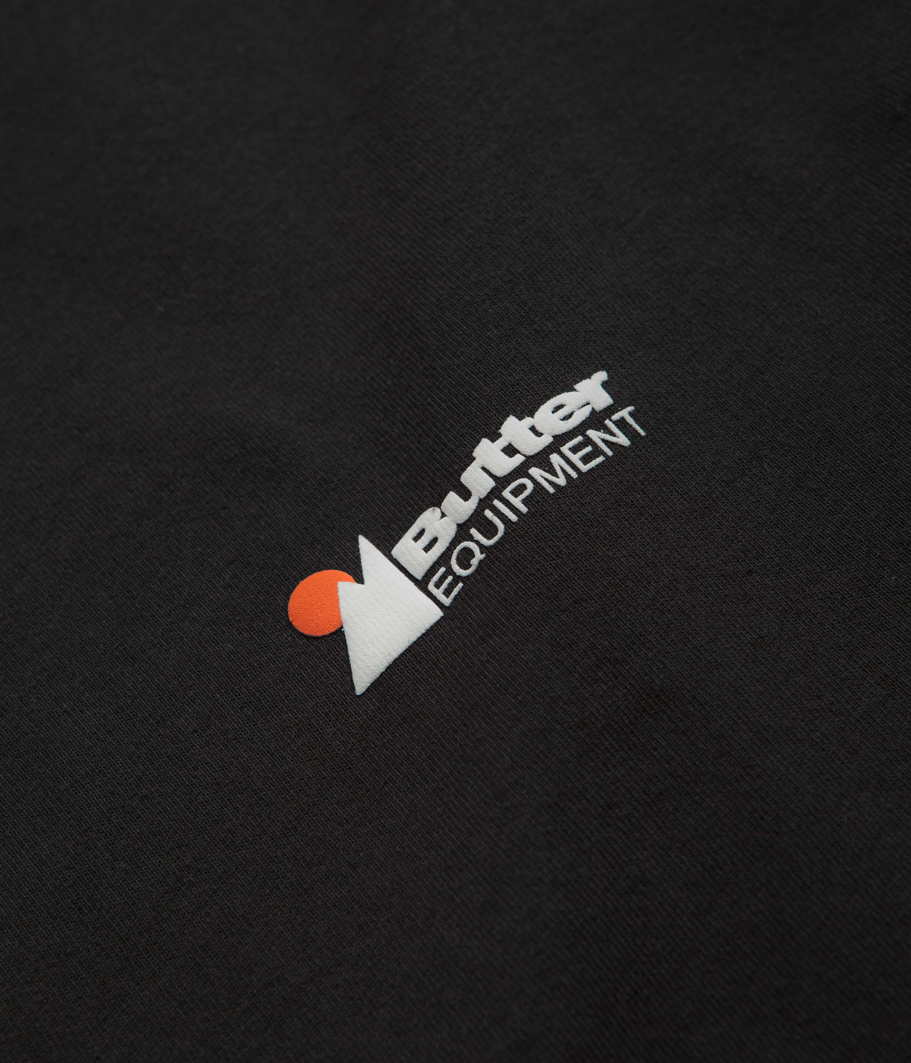 Butter Goods Pigment Dye Long Sleeve T-Shirt - Washed Black MoistureWickingFabric Comfy Wear